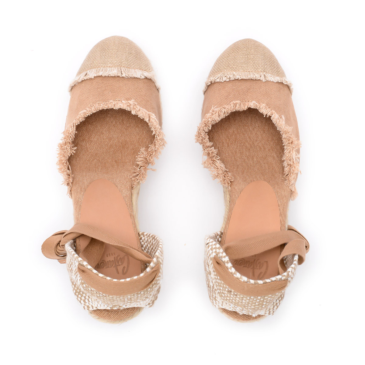 Espadrilles Castañer Catalina in canvas and natural jute | H-Brands
