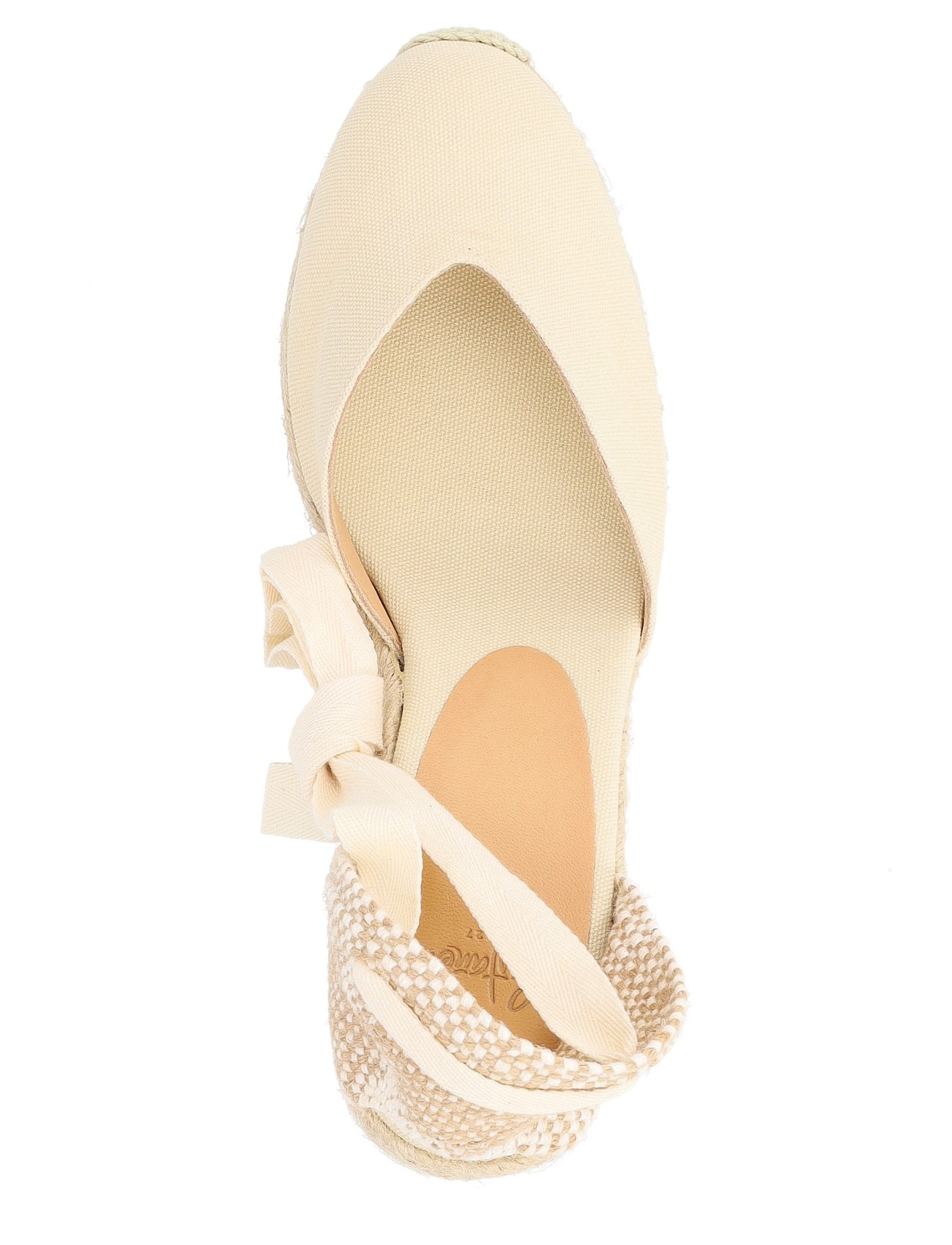 Espadrilles Castañer Chiara in ivory canvas | H-Brands