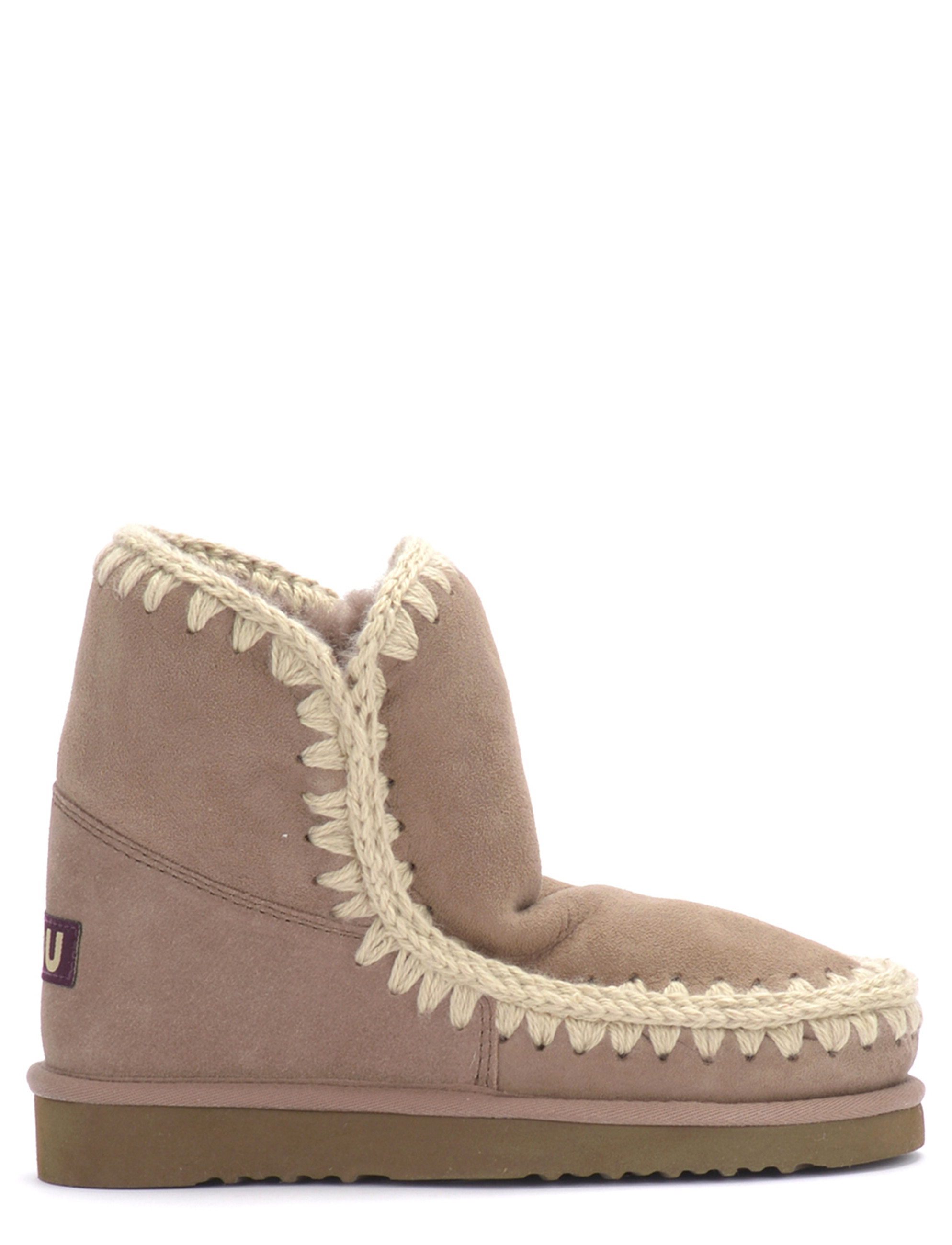 Boot Mou Eskimo 18 in warm gray sheepskin