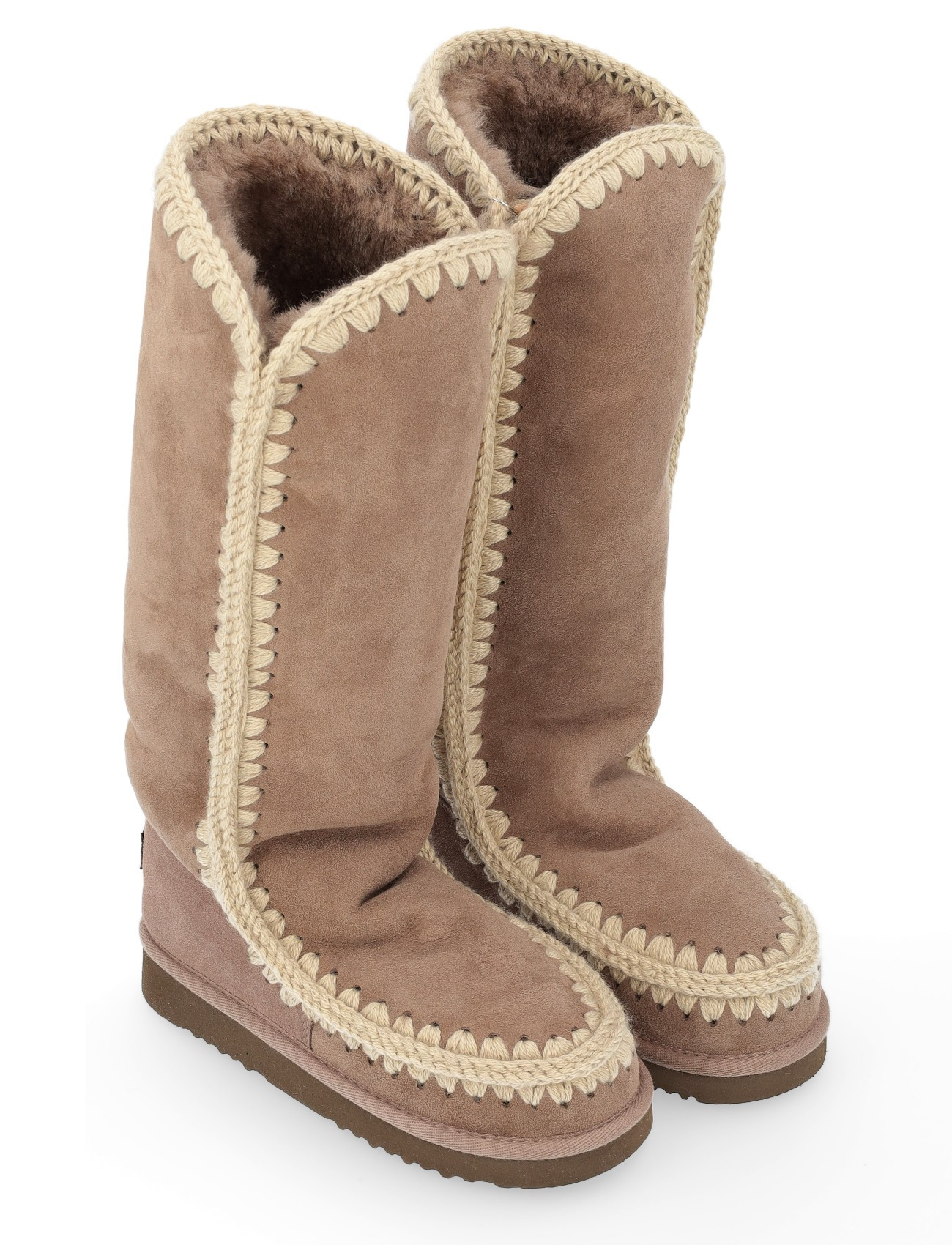 Mou Tall Eskimo boot in gray double-face sheepskin H-Brands