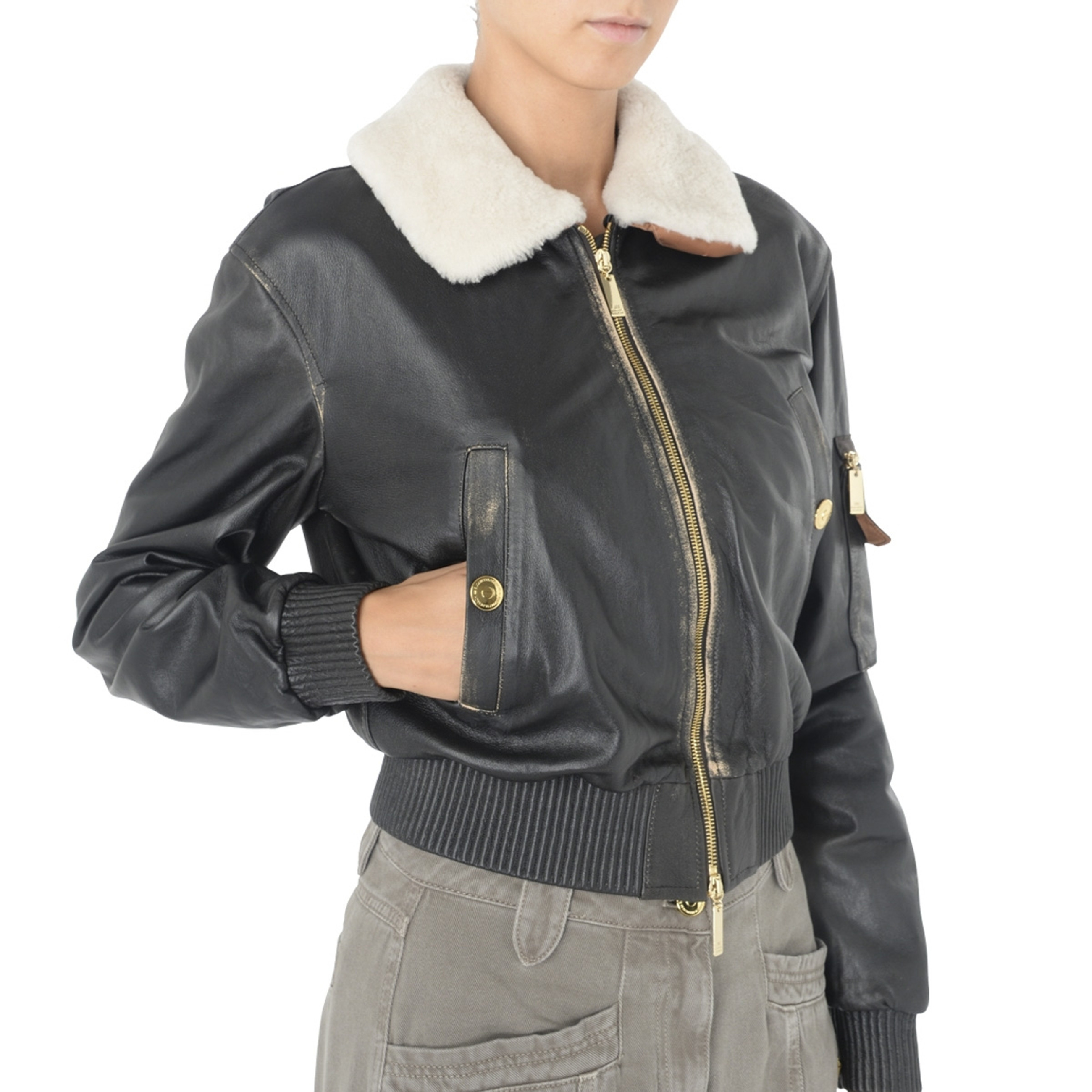 Bomber Jacket Elisabetta Franchi brown | H-Brands
