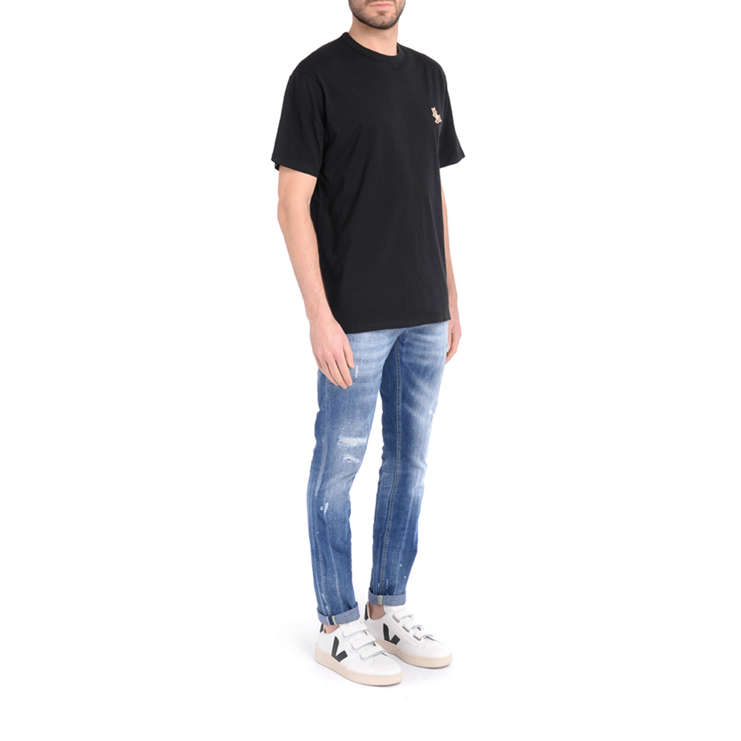 T-shirt Maison Kitsuné Chillax Fox black | H-Brands