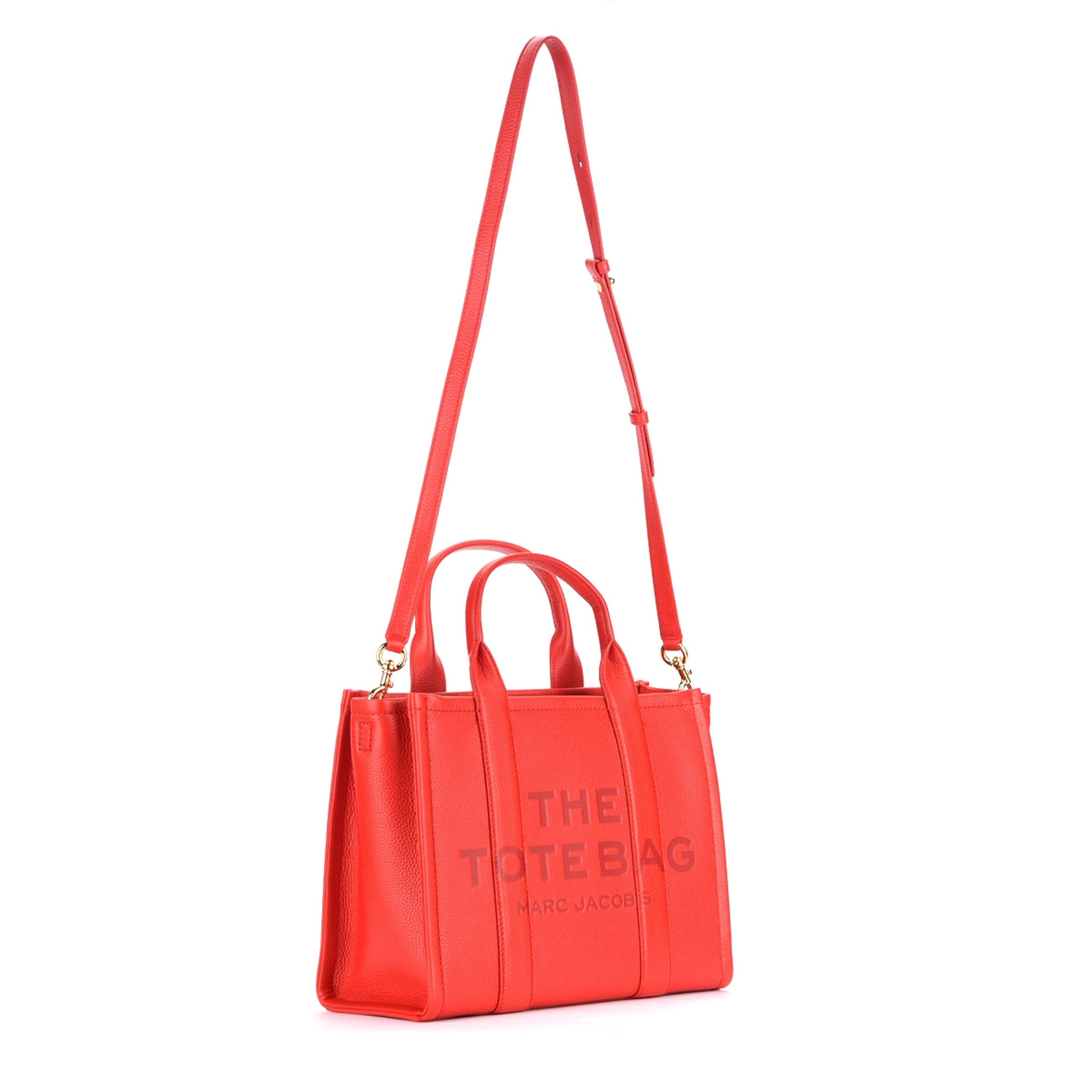 MARC JACOBS レザー ミニ トートバッグtrue red 617