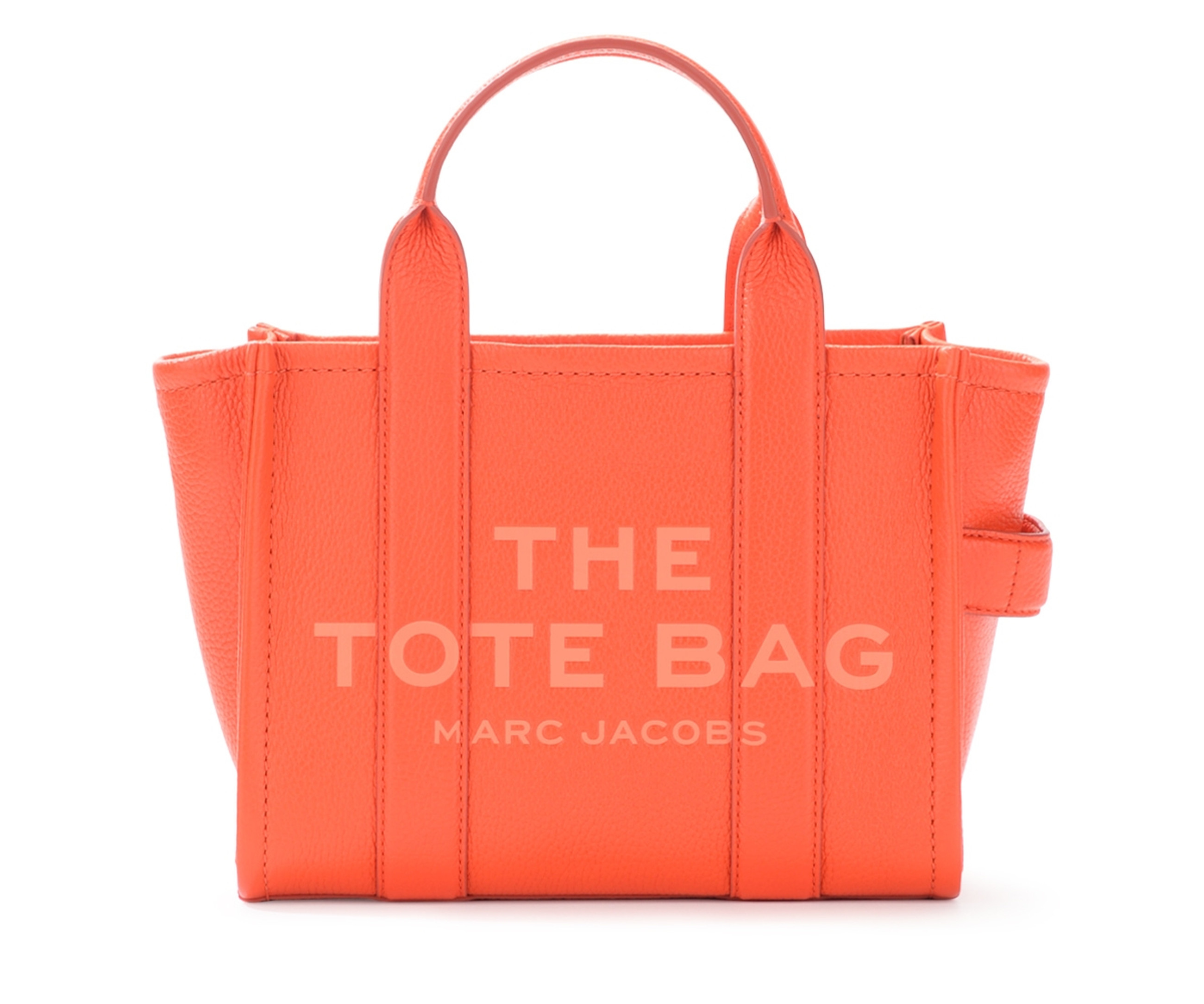 the small tote electric orange 1