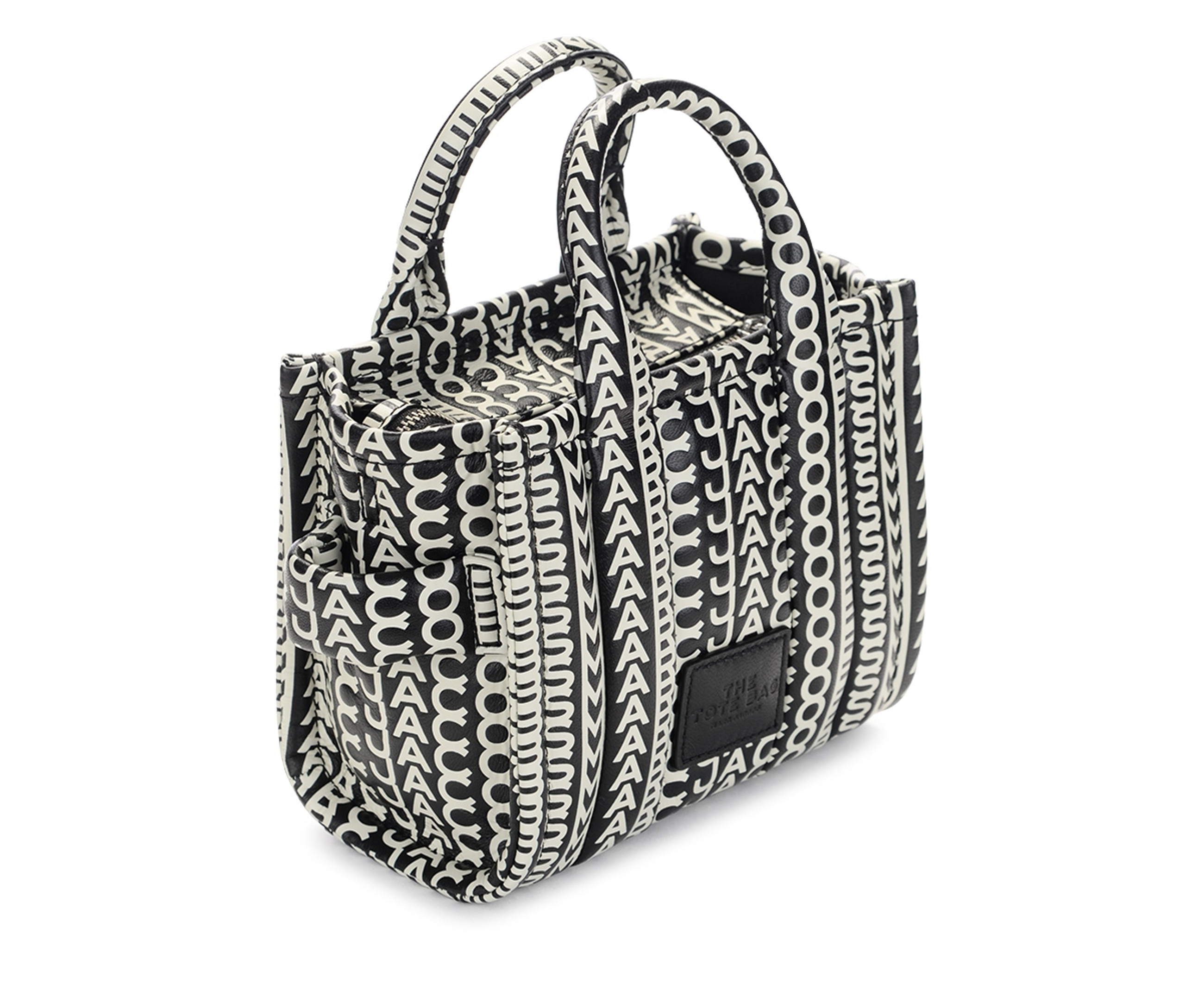 MARC JACOBS THE TOTE BAG ホワイト/ブラック Canvas Luxury Designer Tote Bags | Marc Jacobs