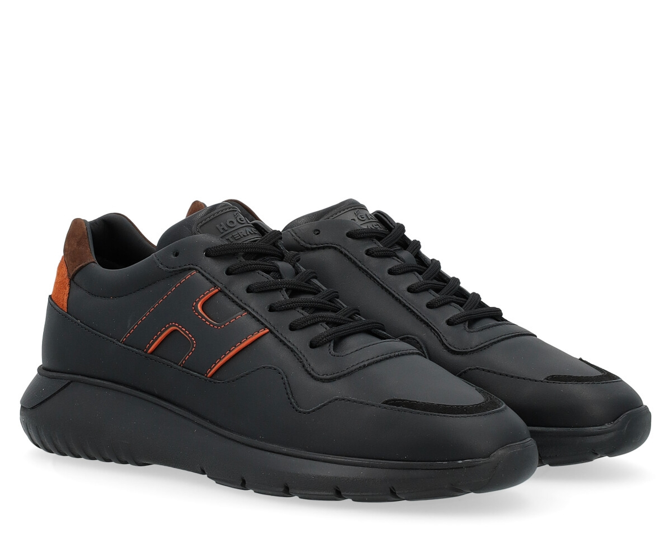 Sneaker Hogan Interactive made of black leather | H-Brands Sneaker Hogan Interactive made of black leather | H-Brands