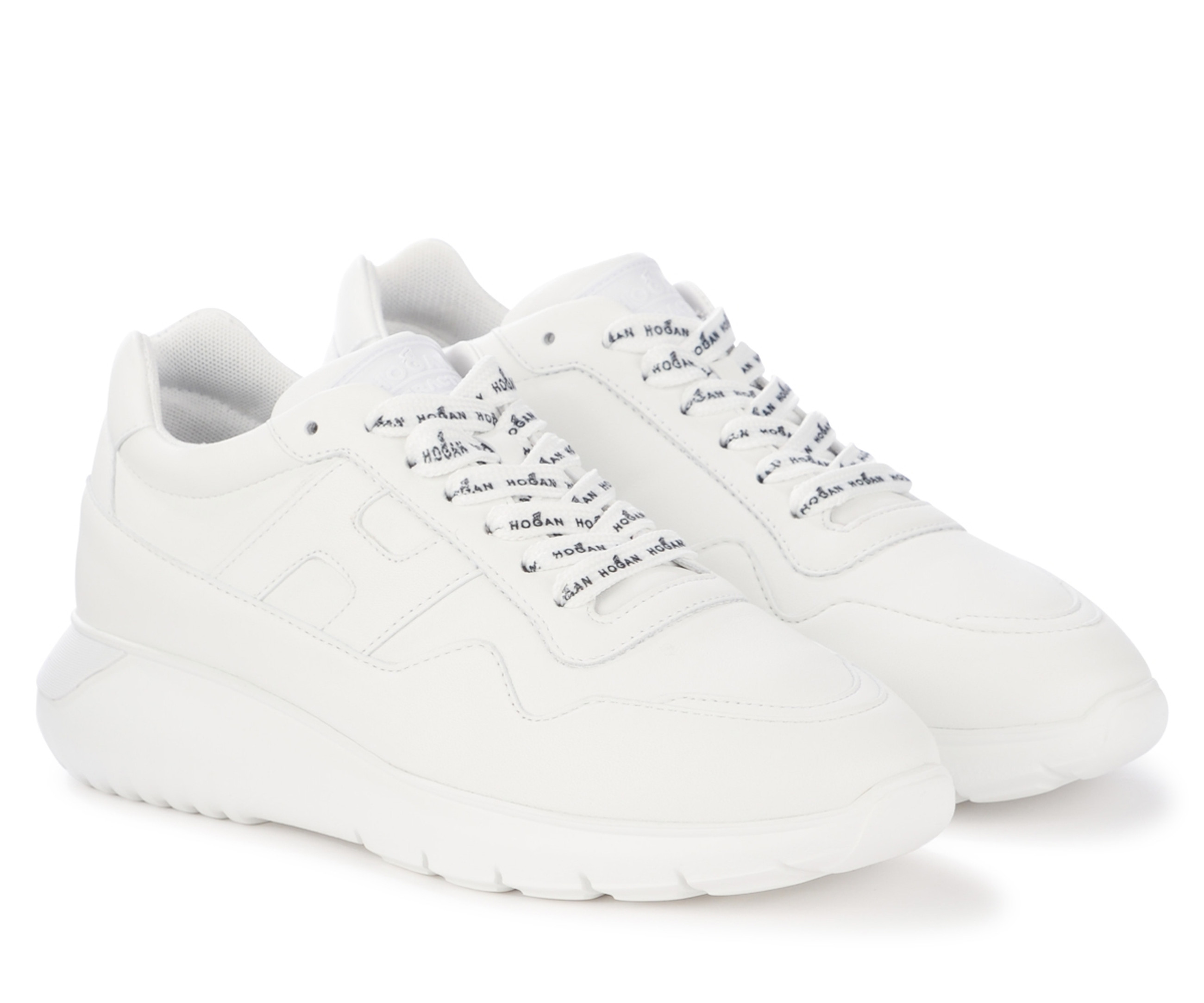 スニーカー HOGAN HXW3710AP31NOS0353 Sneakers Sneaker H371 in pelle Sneaker Hogan H371 Interactive³ white leather | H-Brands