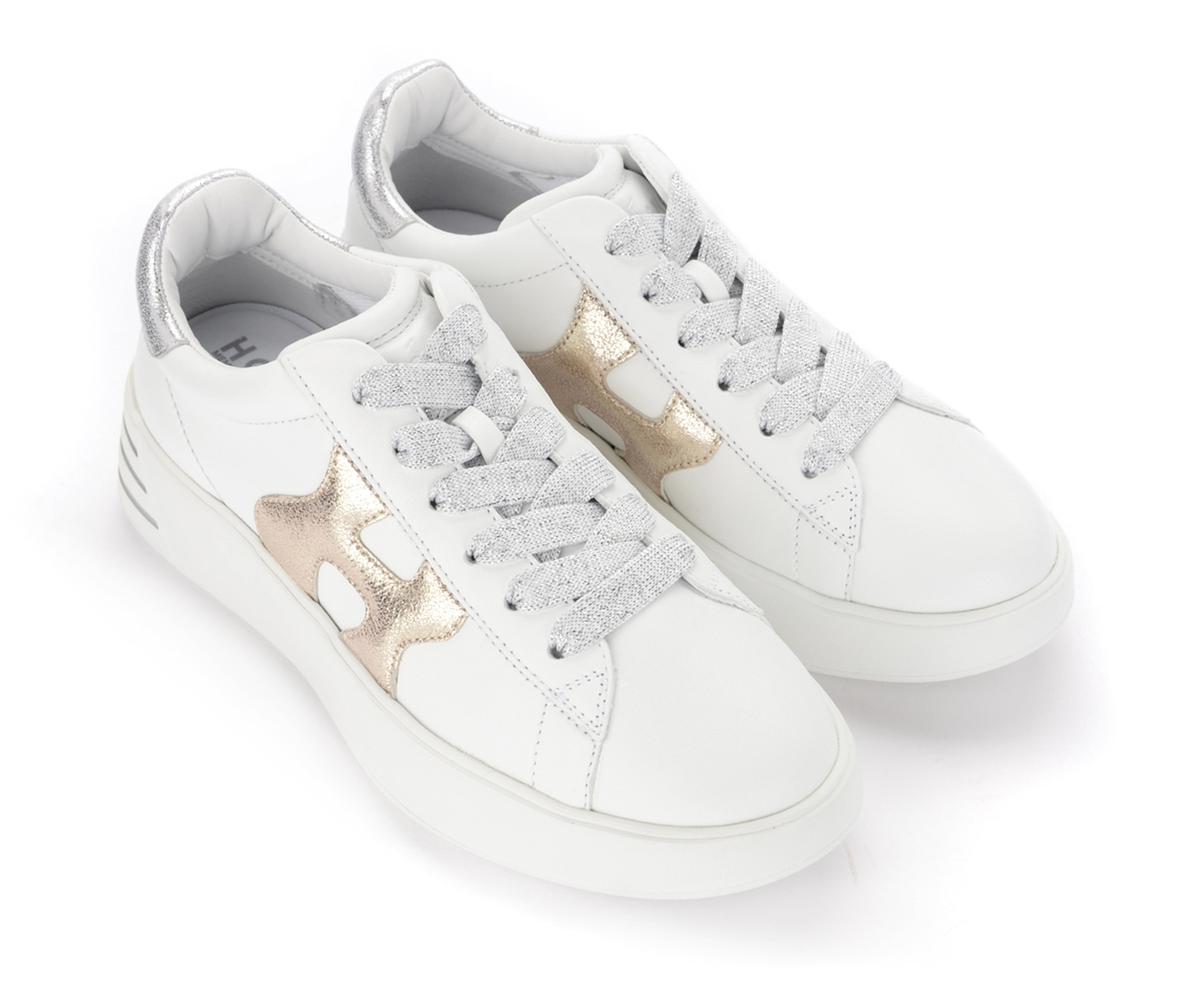 スニーカー HOGAN SS25 HOGAN REBEL SNEAKER (HXW5640DN61 QYQ0351) Sneakers Hogan Rebel WHITE, SILVER for Woman