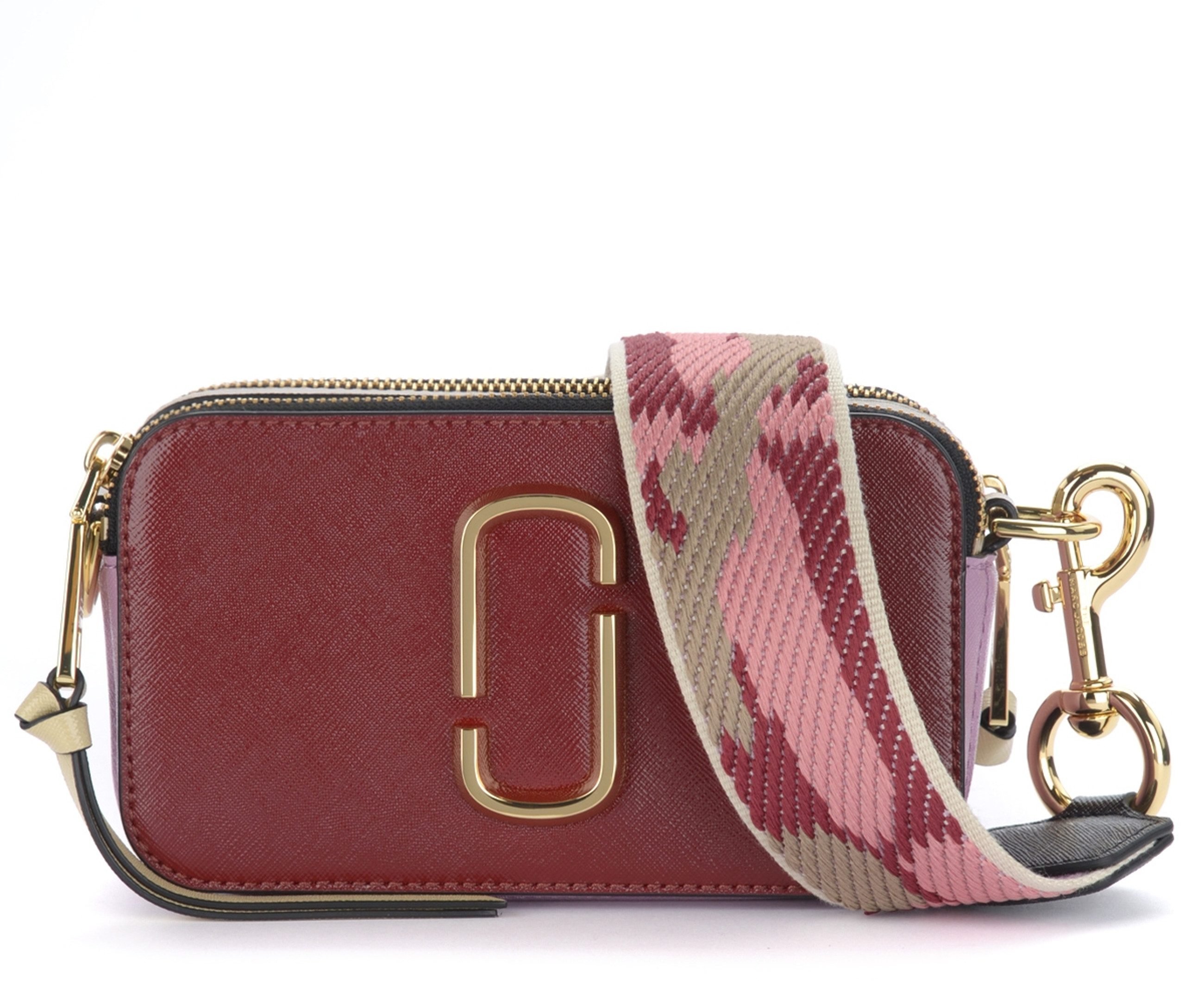 MARC JACOBS THE SNAPSHOT ワインレッド MARC JACOBS Saffino Small Snapshot Camera Bag Wine 1192671