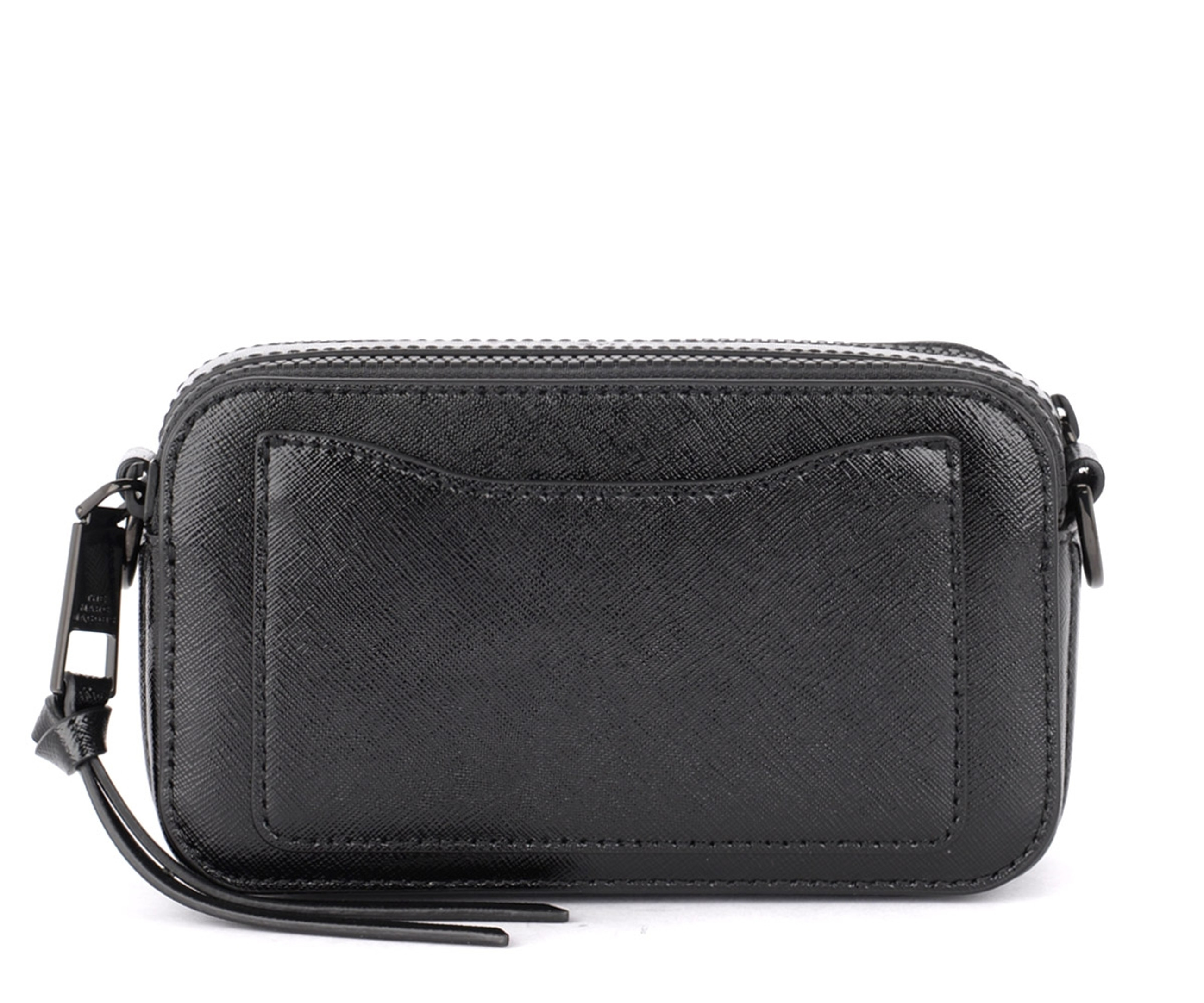 Crossbody bag Marc Jacobs The Snapshot DTM in black leather