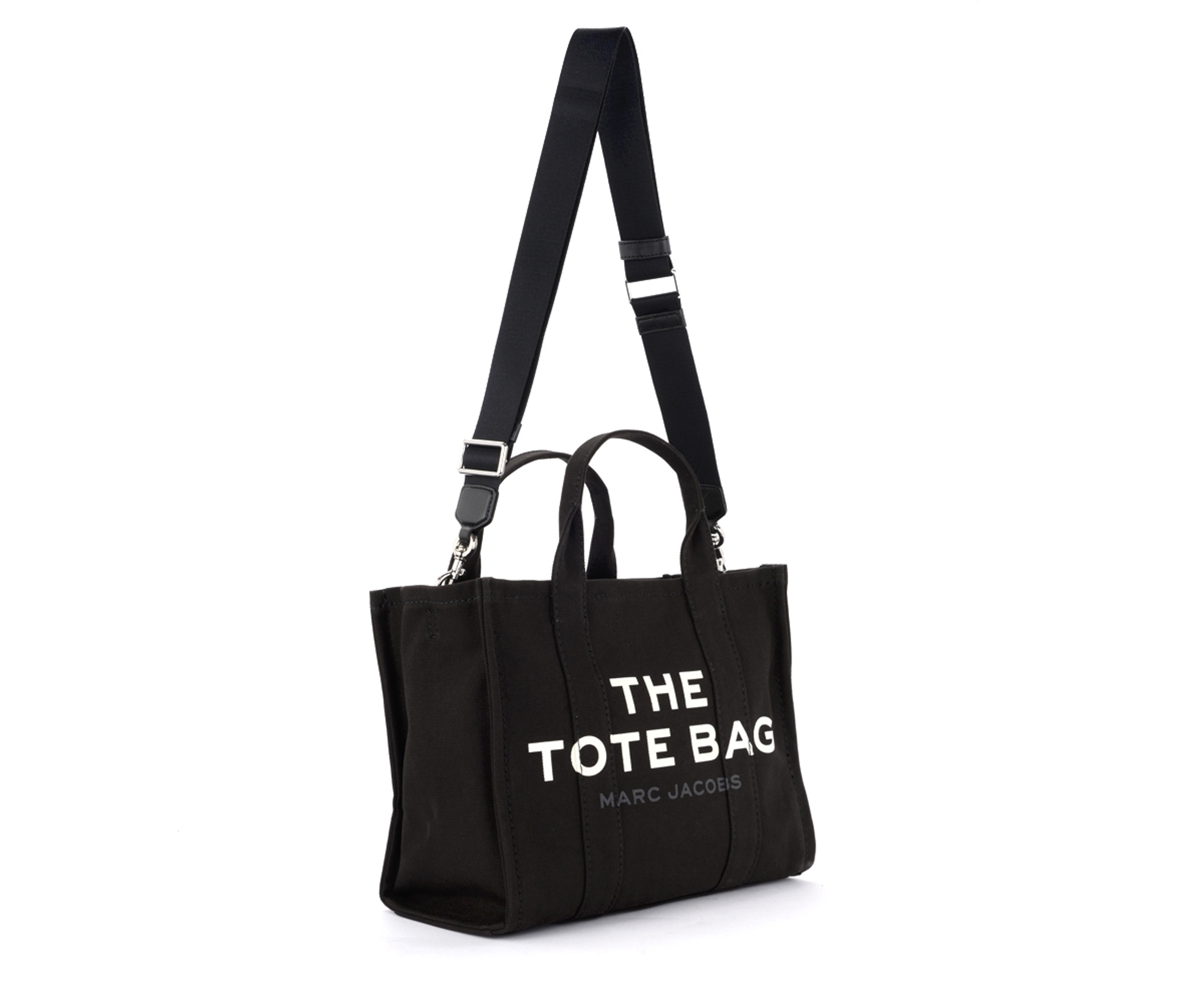 Bag Marc Jacobs The Medium Traveler Tote Bag in black canvas