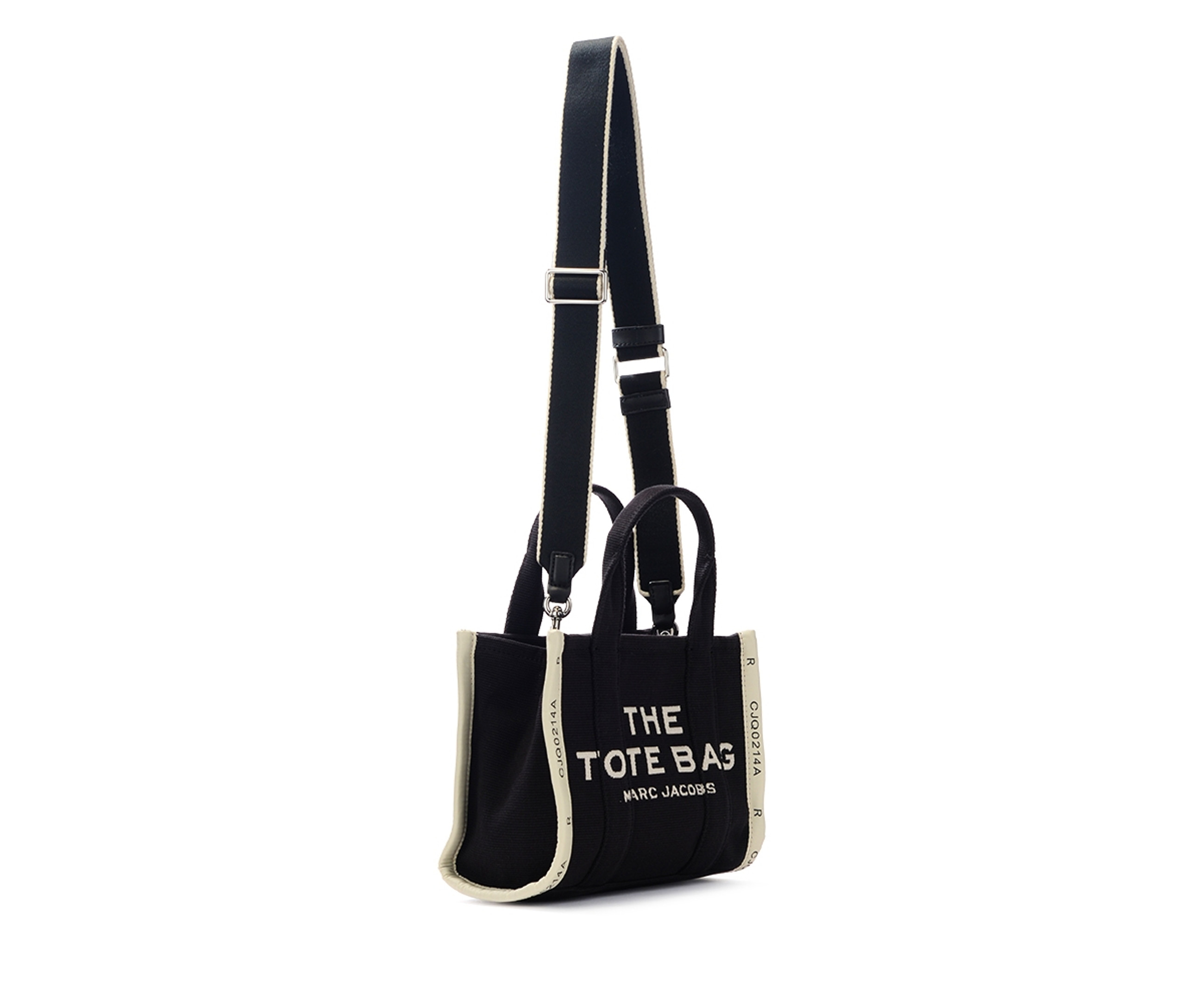 Bag Marc Jacobs The Jacquard Small Traveler Tote Bag black