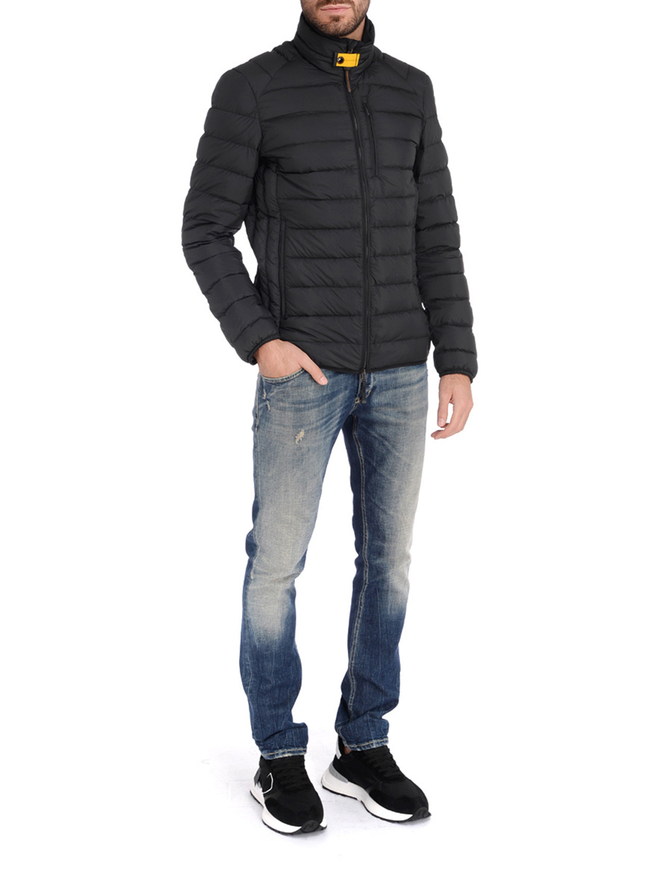 Ultra lightweight Down jacket Parajumpers Ugo in black fabric H