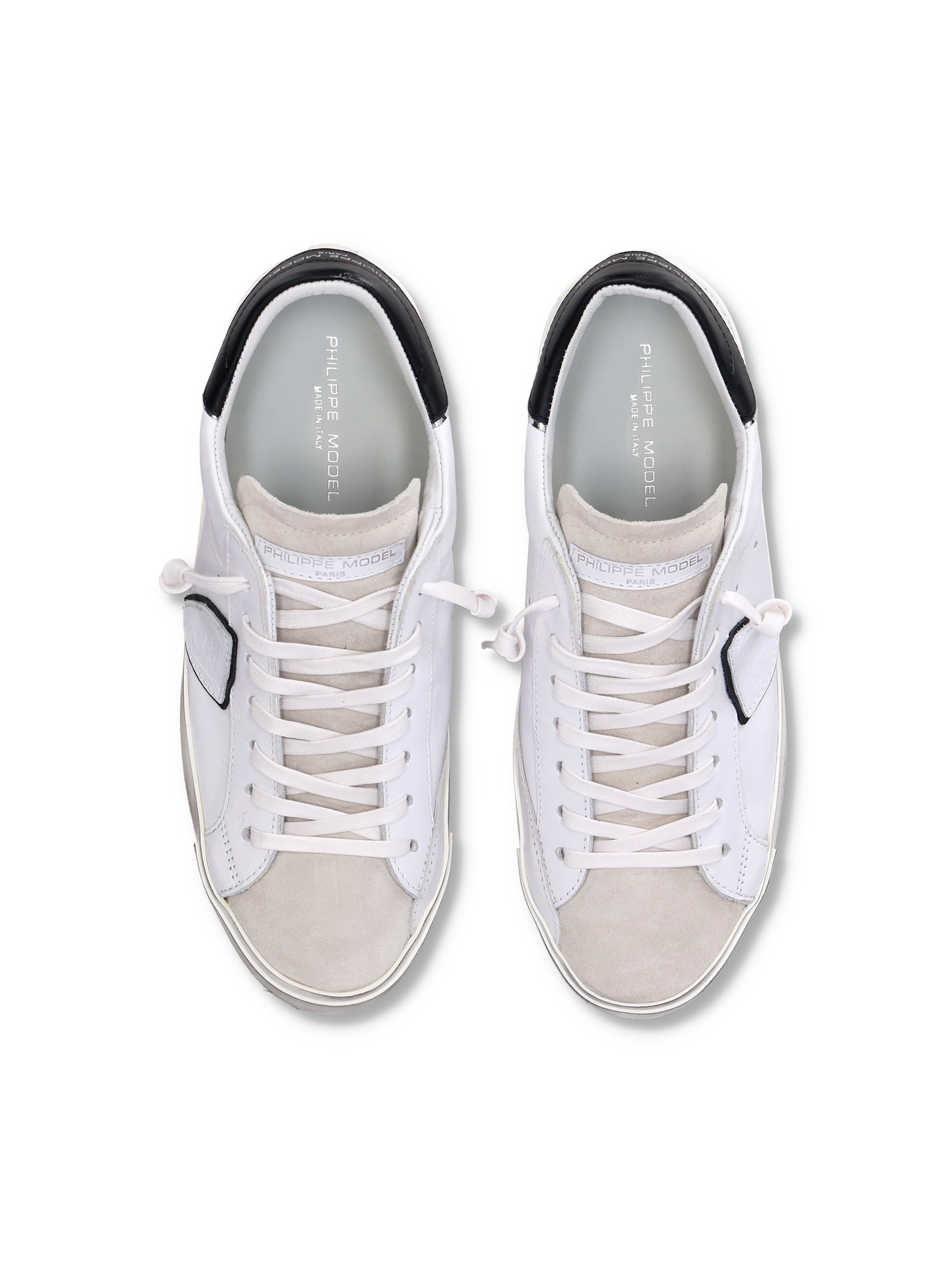 Paris X Men's White Leather Sneakers | H-Brands