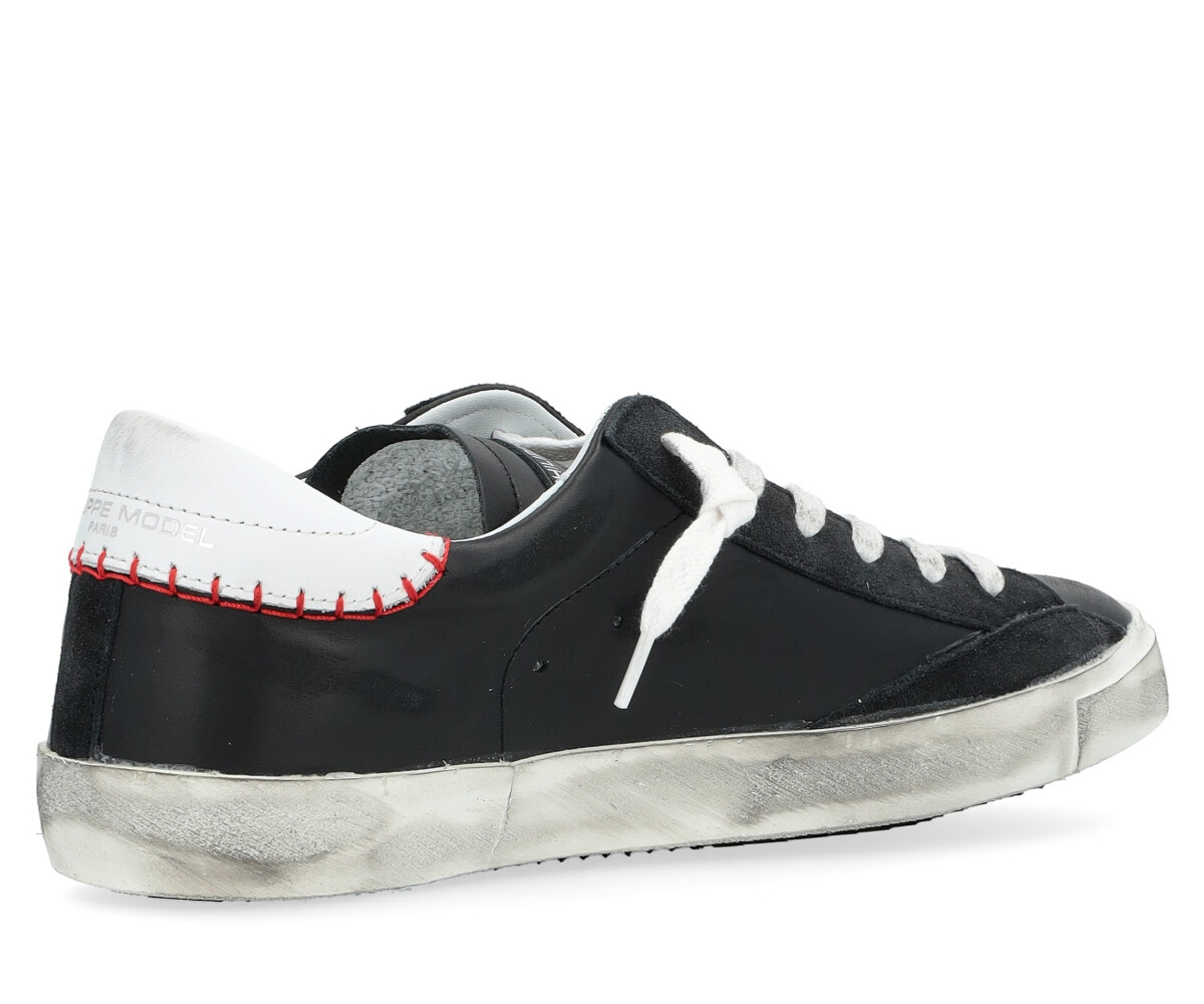スニーカー PHILIPPE MODEL PARIS FW25 Sneakers & Slip-On (PGLD VC02) Sneaker Philippe Model Paris X in black and red leather | H