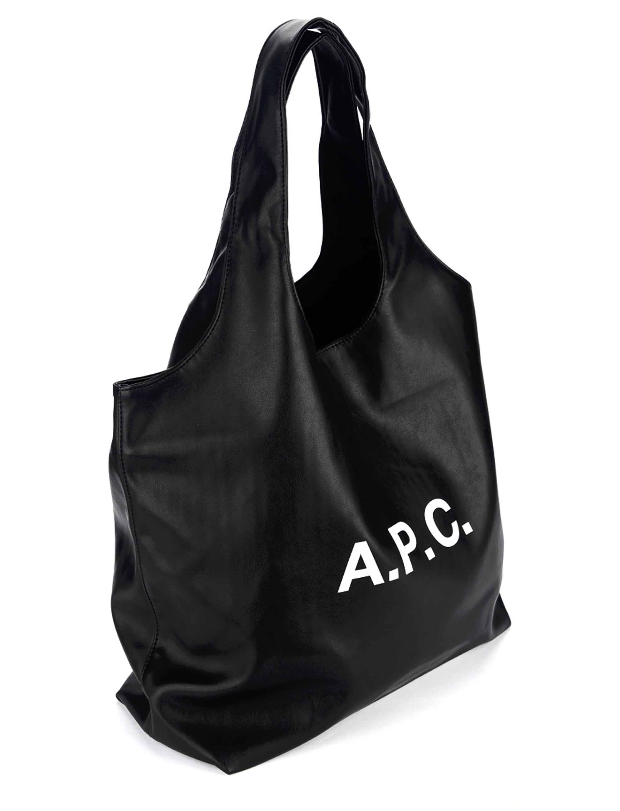 Bag A.P.C. Ninon Tote Bag in black vegan leather | H-Brands