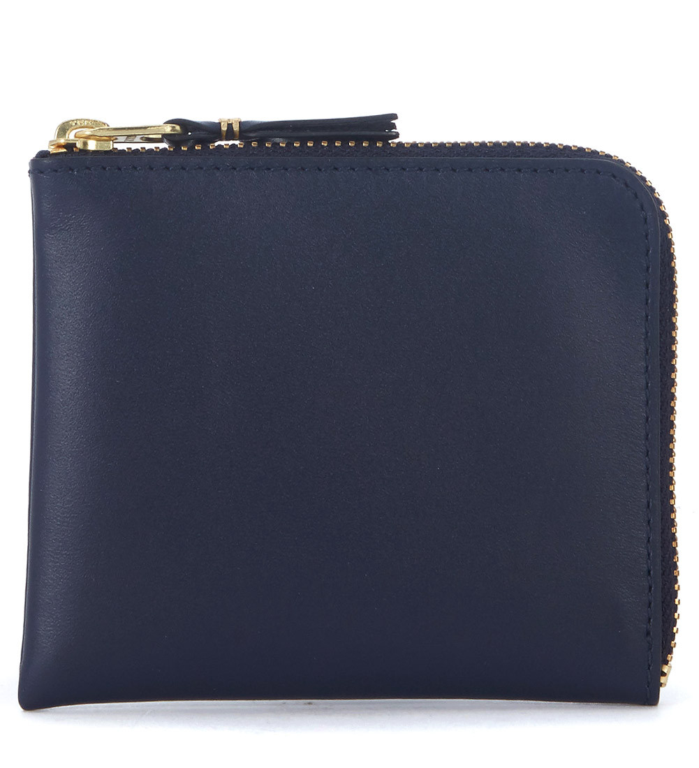 小物 COMME des GARCONS L ZIP WASHED WALLET Comme des Garcons Wallet Washed Full Zip Around Wallet – Extra Butter