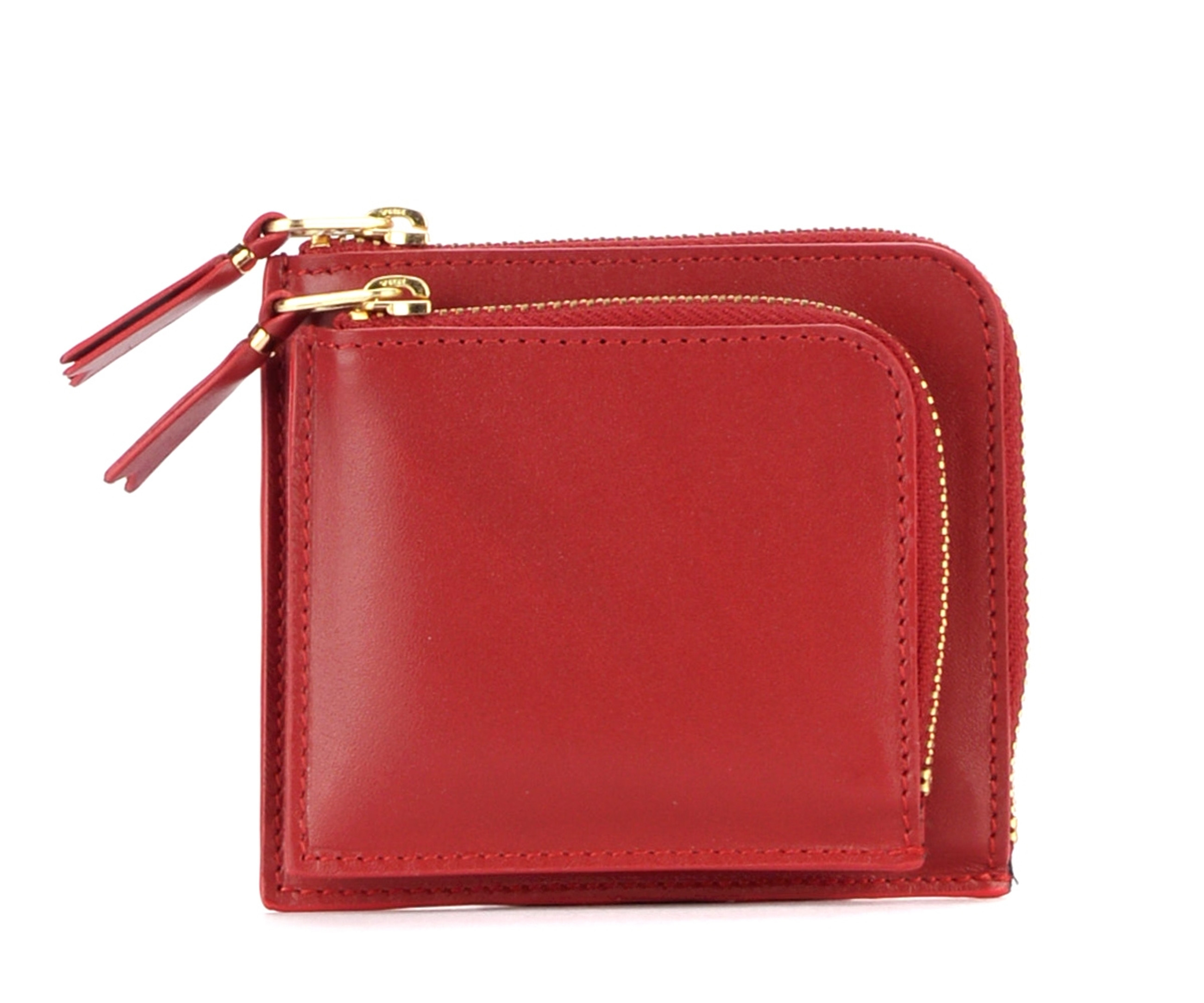 折りたたみ財布 Comme Des Garcons Wallet Portafoglio In Pelle Portafoglio Comme Des Garçons Wallet Outside Pocket Line in
