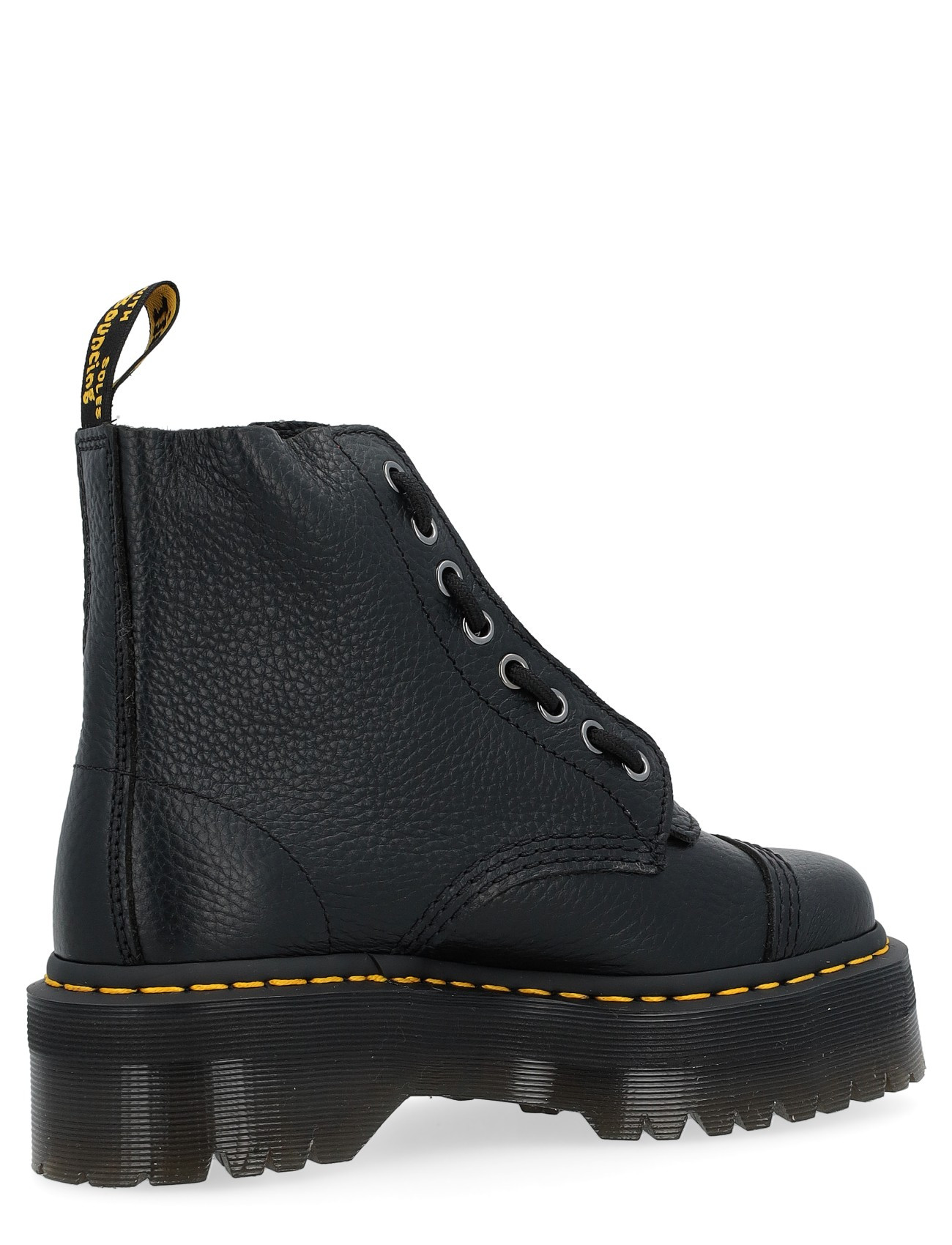 Combat boot Sinclair Women's Martens black leather H-Brands