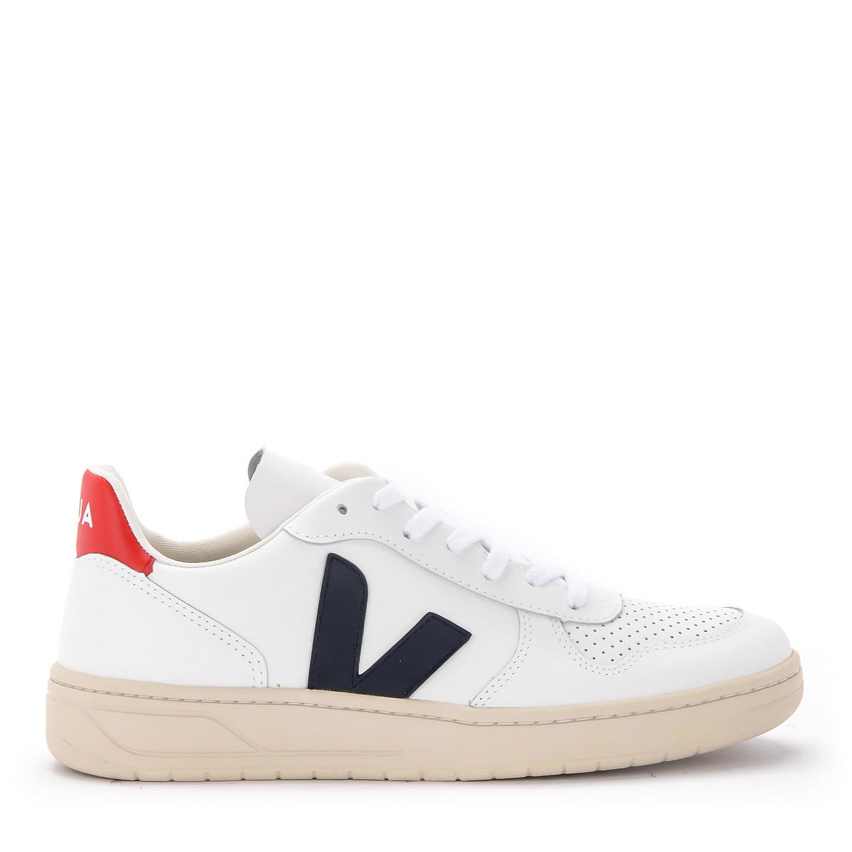 sneakers white blue red 1