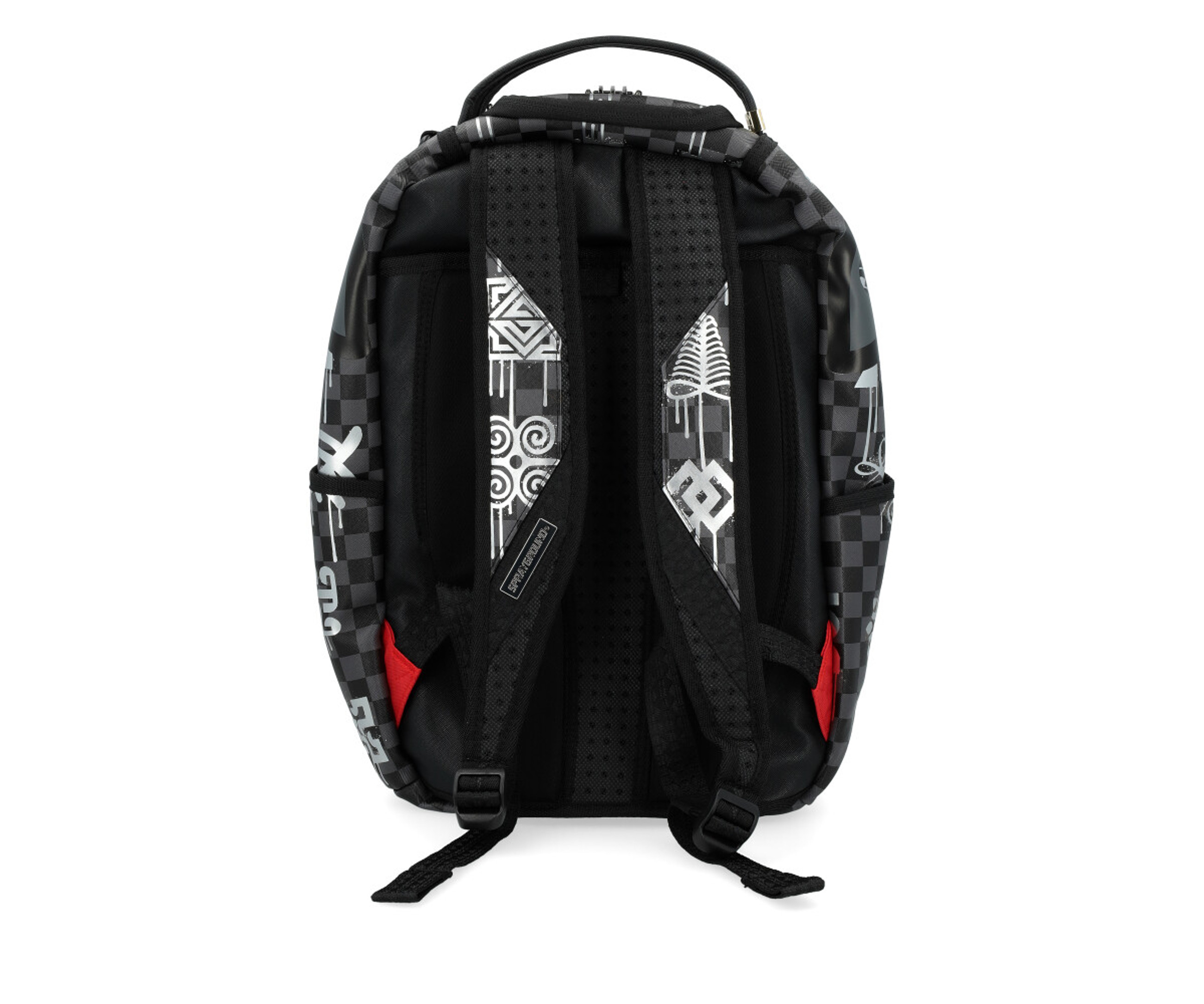 バッグ sprayground backpack Backpack Sprayground Sharkglyphs black and silver | H-Brands