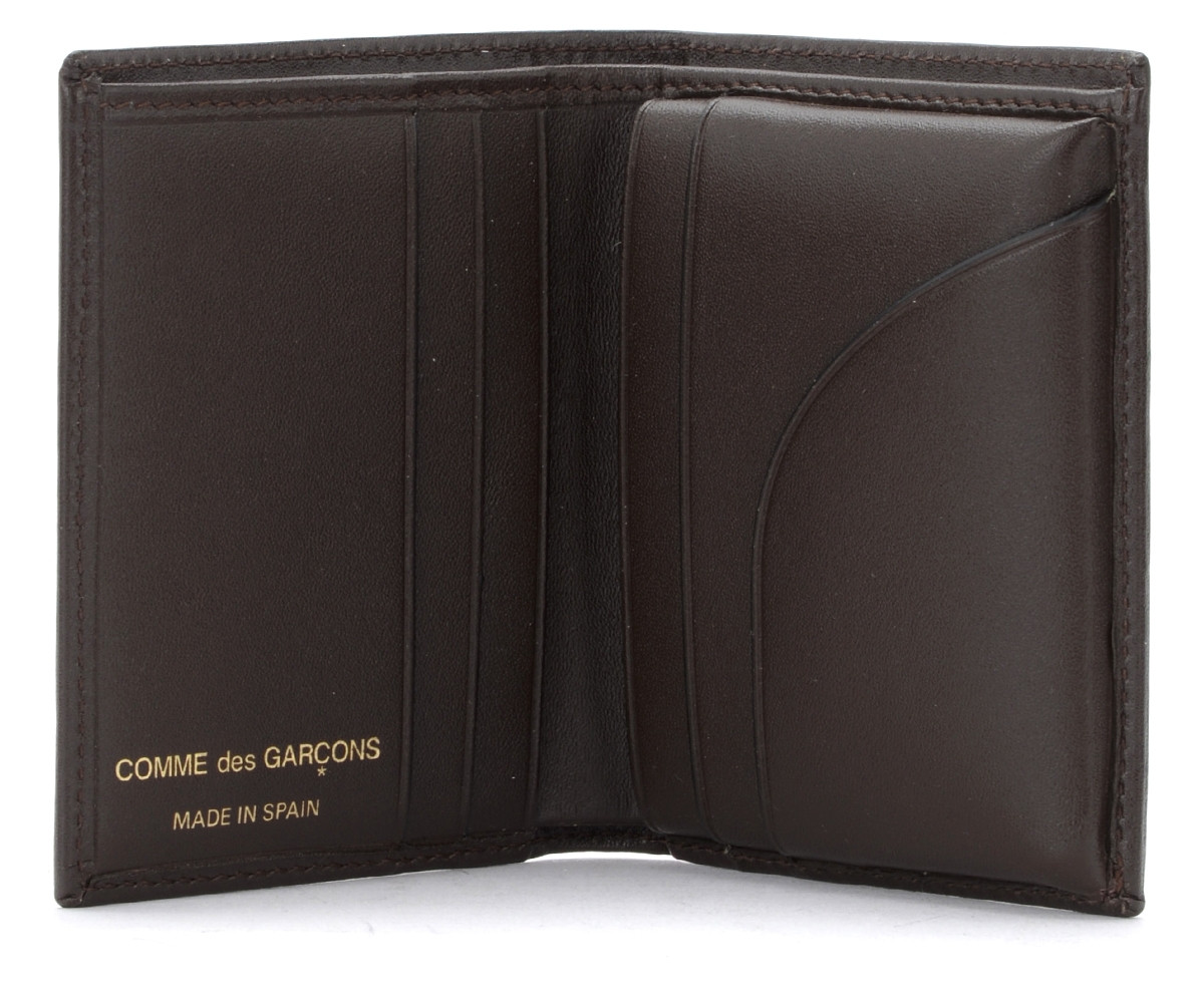Comme Des GarΓ§ons Wallet cuir marron H-Brands