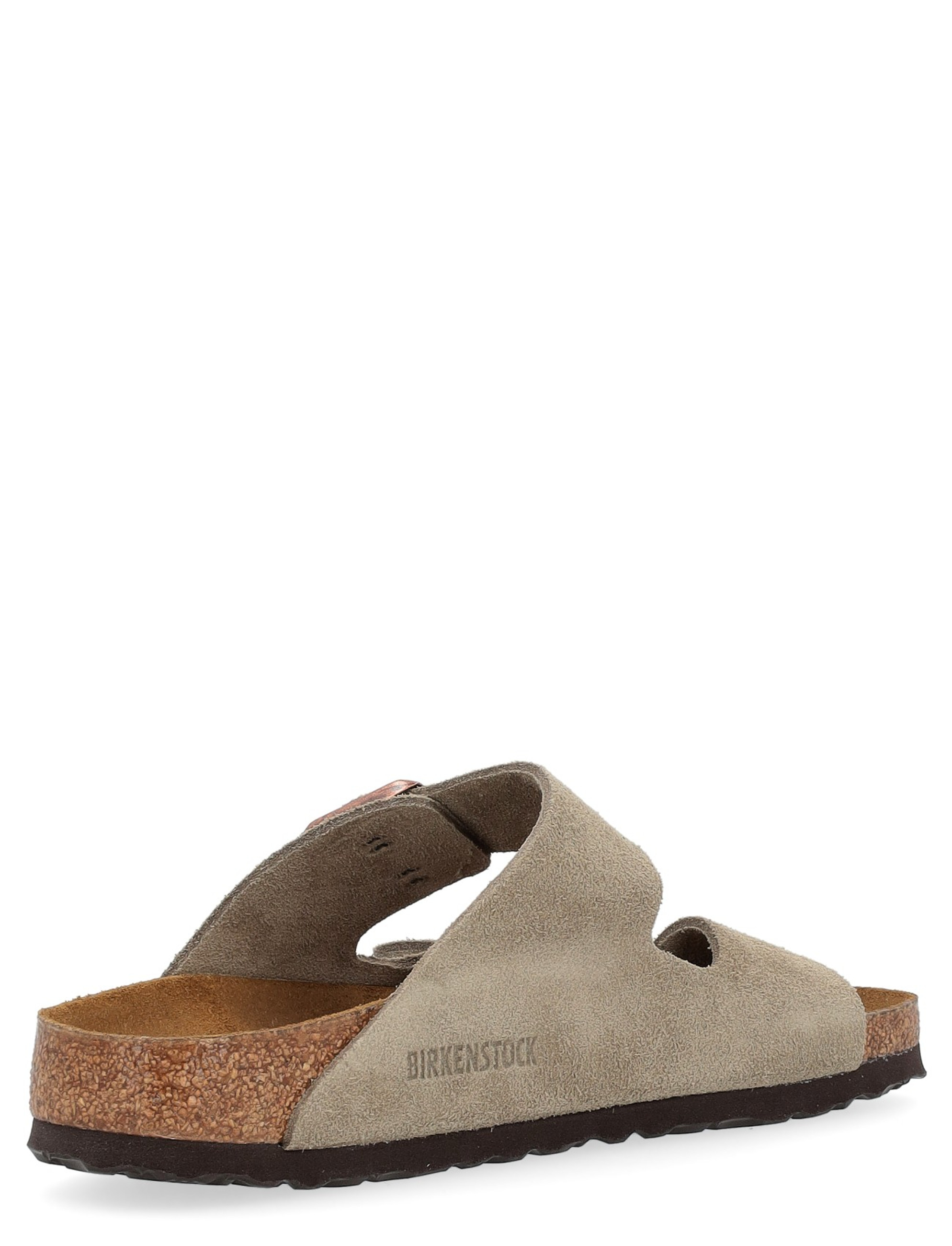サンダル Birkenstock Sandalo Arizona In Pelle Scamosciata Sandalo Birkenstock Arizona in pelle scamosciata color taupe