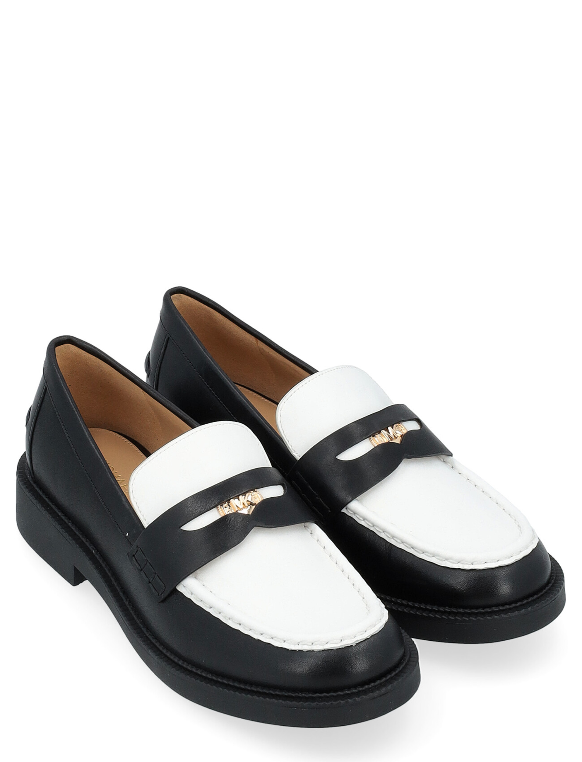 靴 MICHAEL KORS  CARMEN LOAFER Carmen Logo Loafer, BROWN/BLK | Michael Kors UAE