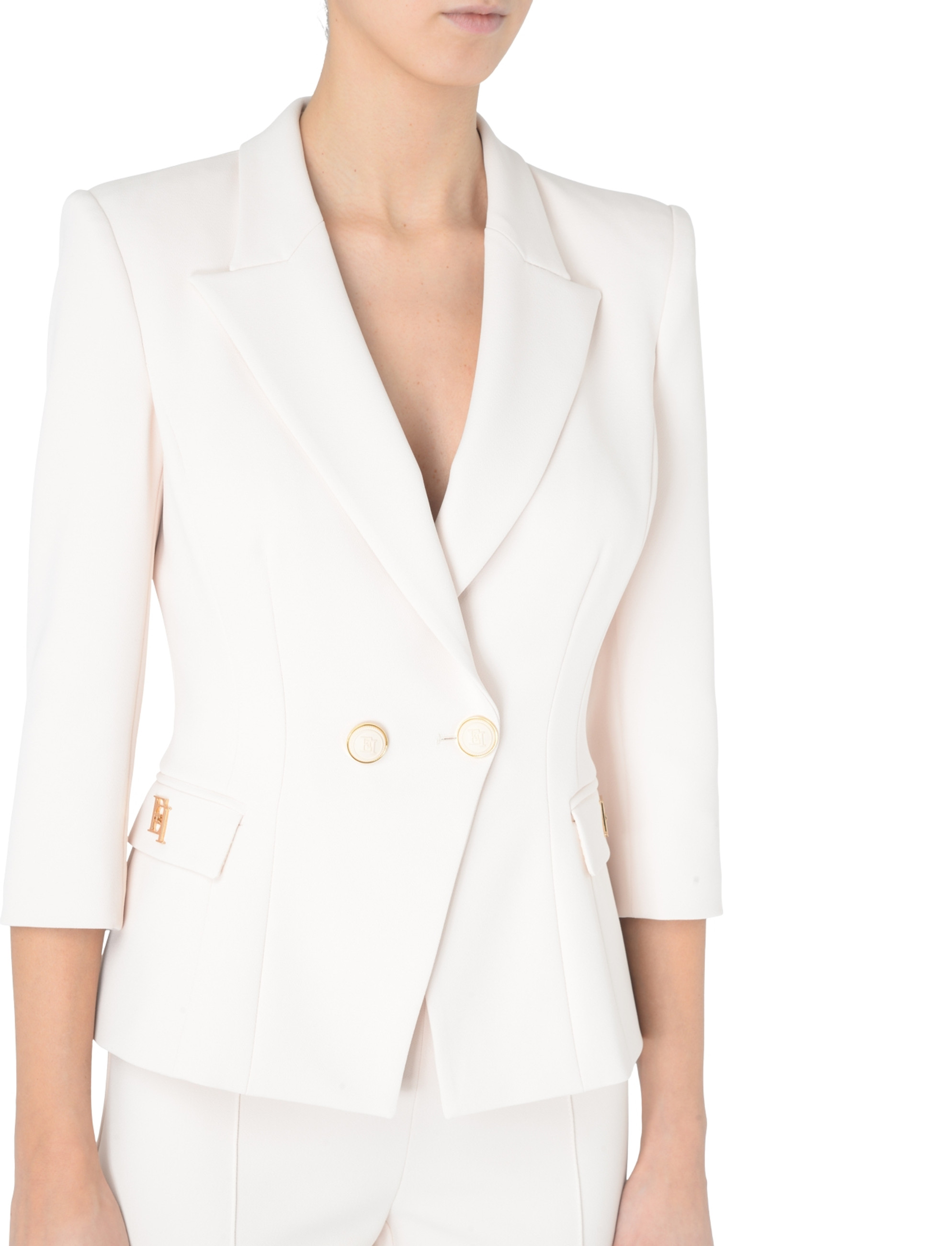 アウターその他 ELISABETTA FRANCHI Woman Blazer Yellow GI128 DC6 ELISABETTA FRANCHI: Blazer woman - Yellow | Elisabetta