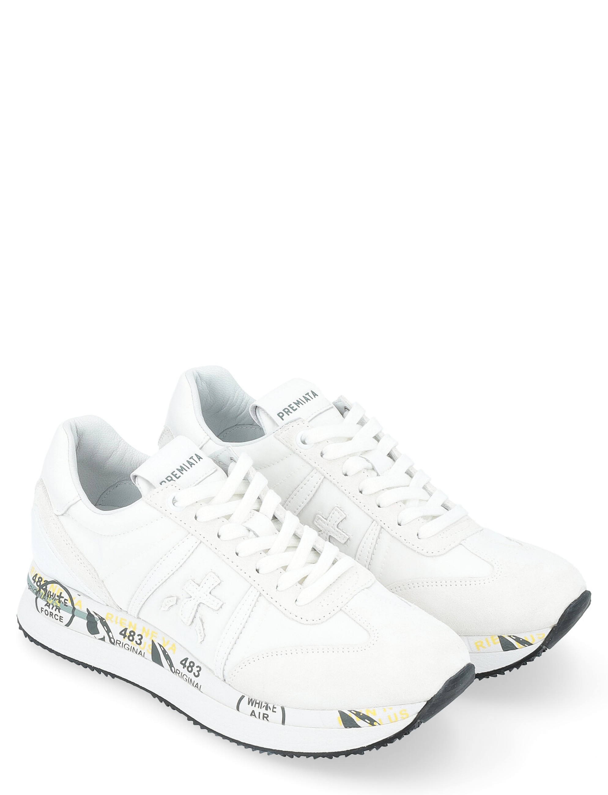 スニーカー PREMIATA Women Sneakers CONNY VAR 7364 White Premiata Conny 7364 Sneakers - White - Women | CONNY7364
