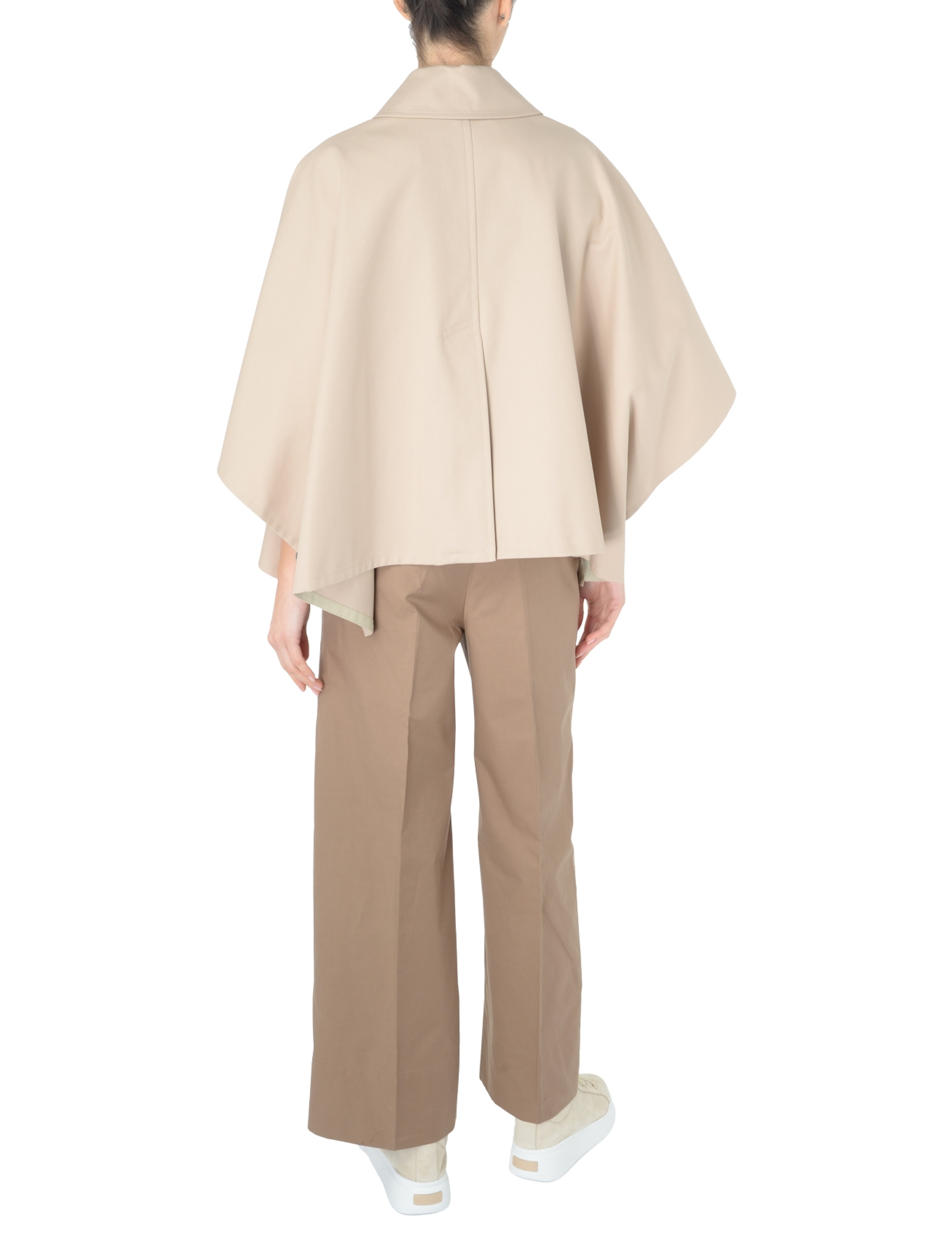 【送料&関税込】Max Mara Chalk Jacquard Cape MAX MARA - Tenente Logo Jacquard Cape Max Mara