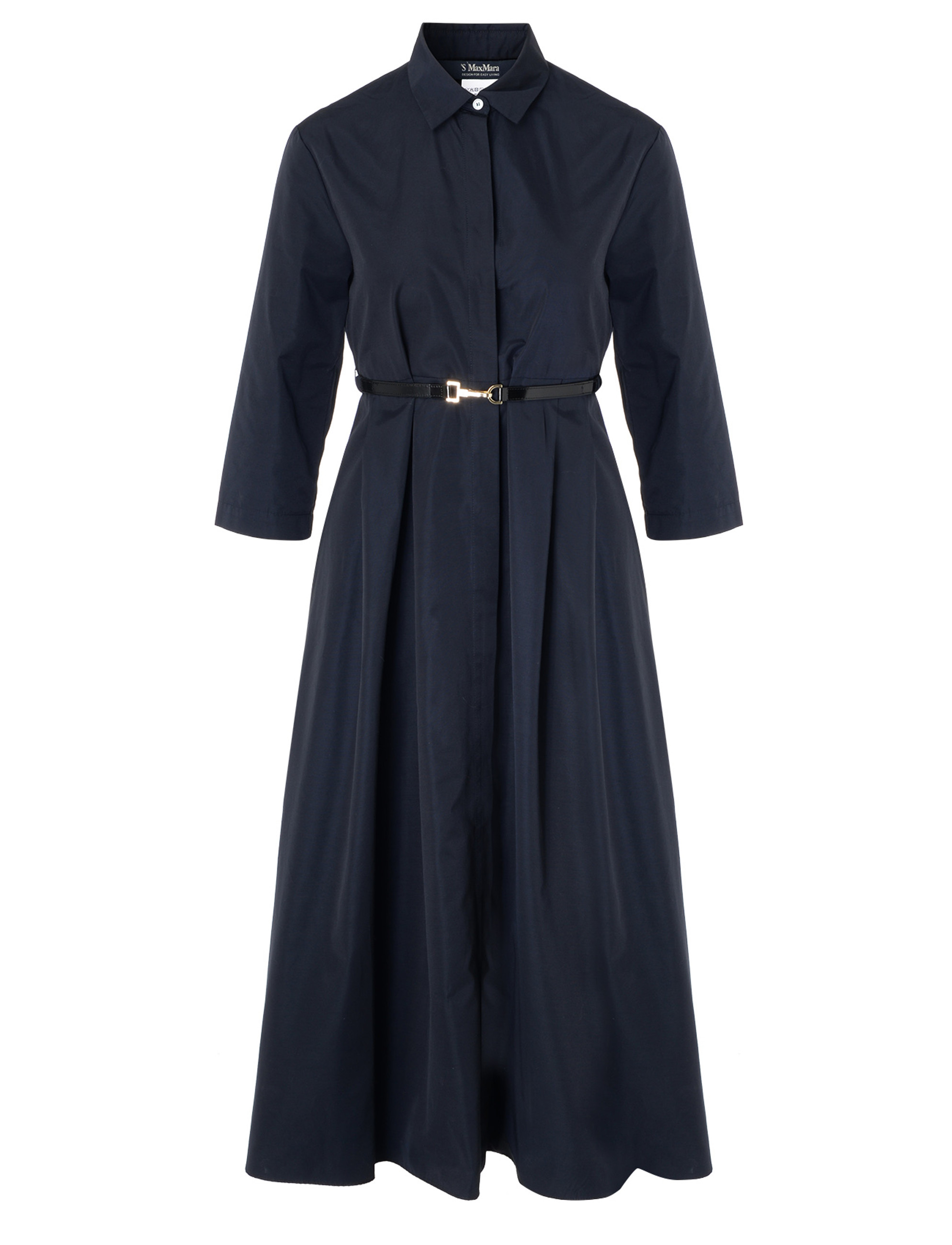 ワンピース S Max Mara SS24 ABITO EMILIA (2419221081600 002) S Max Mara Emilia blue cotton chemise dress