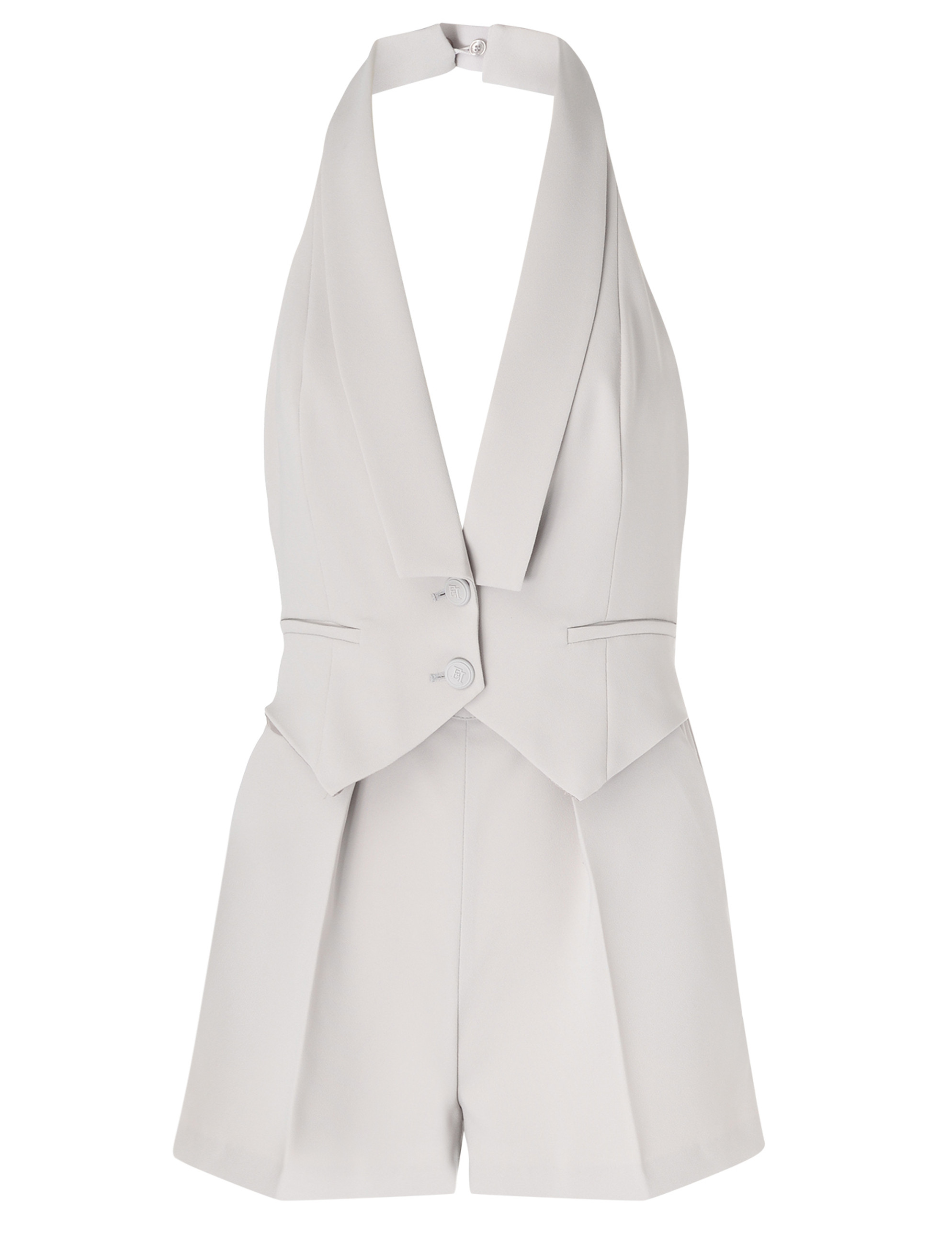 ELISABETTA FRANCHI ワンピース38 Elisabetta Franchi Striped sweetheart-neck Dress | Yellow
