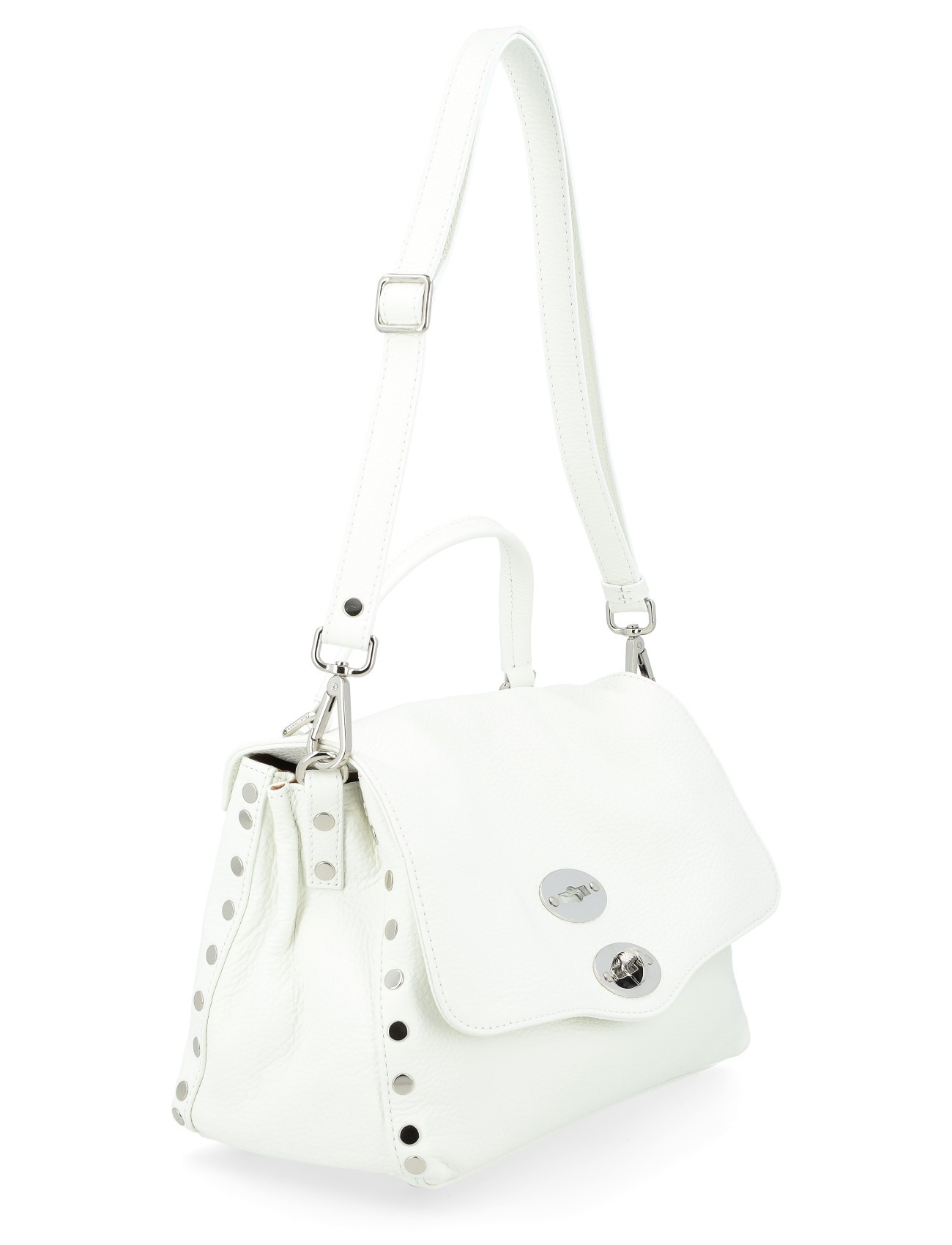 Zanellato Daily S Bag in White Leather