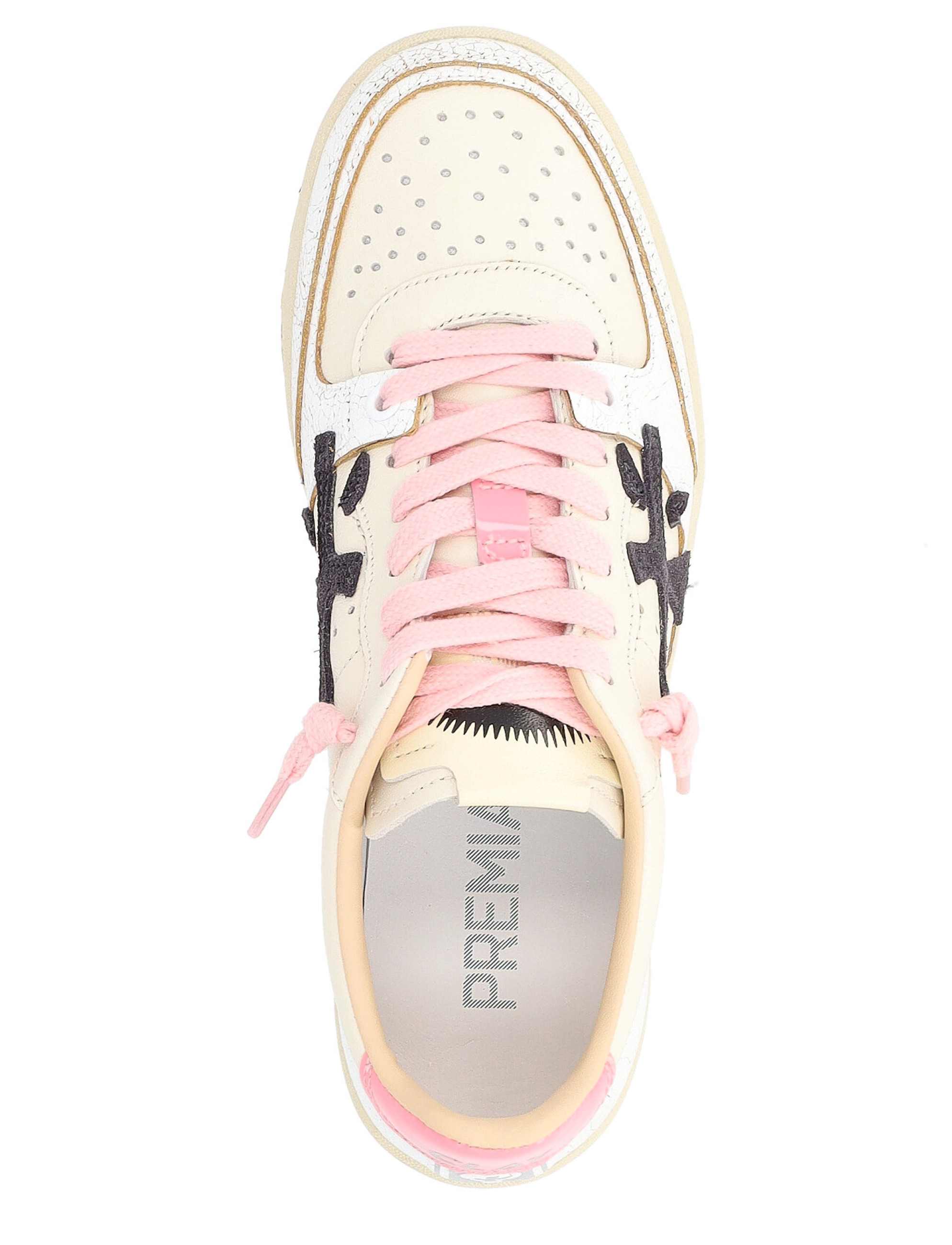 Premiata 6783 white and pink used leather sneaker Premiata 6783 white and pink used leather sneaker
