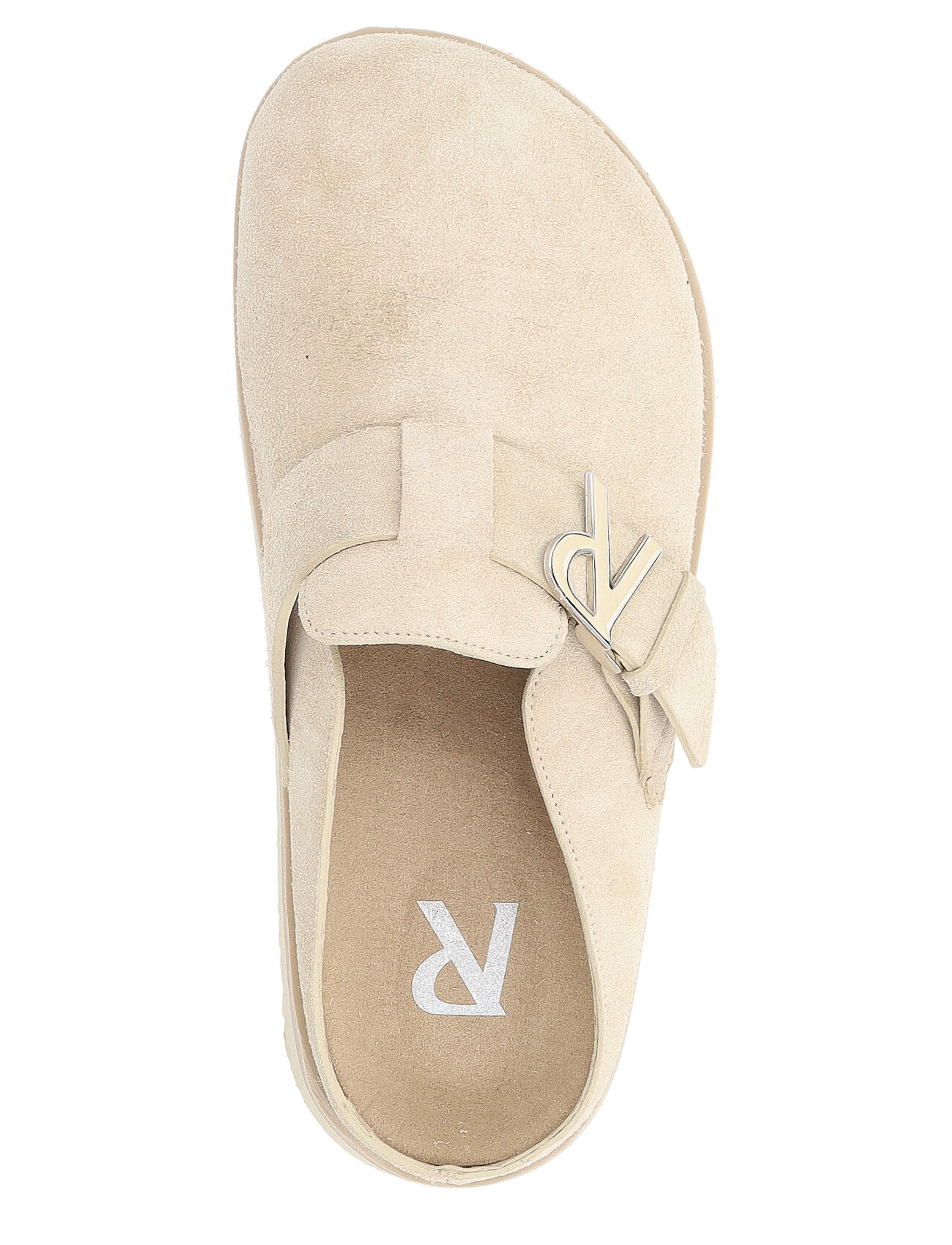Mule from Represent Initial in gray suede