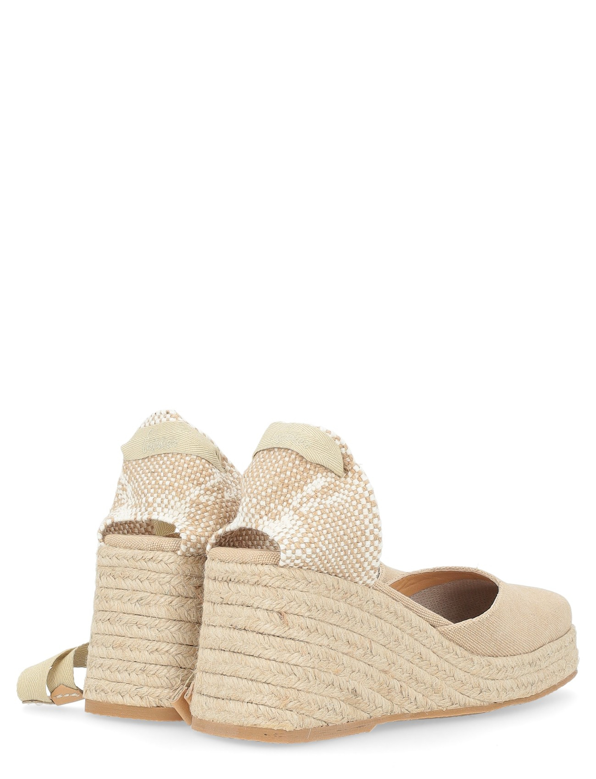 Espadrilles Castañer Tina in fabric color beige