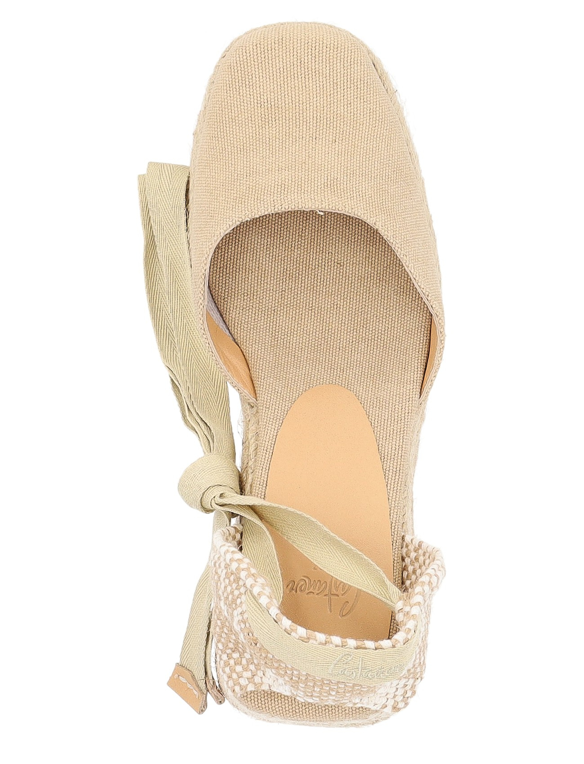 Espadrilles Castañer Tina in fabric color beige