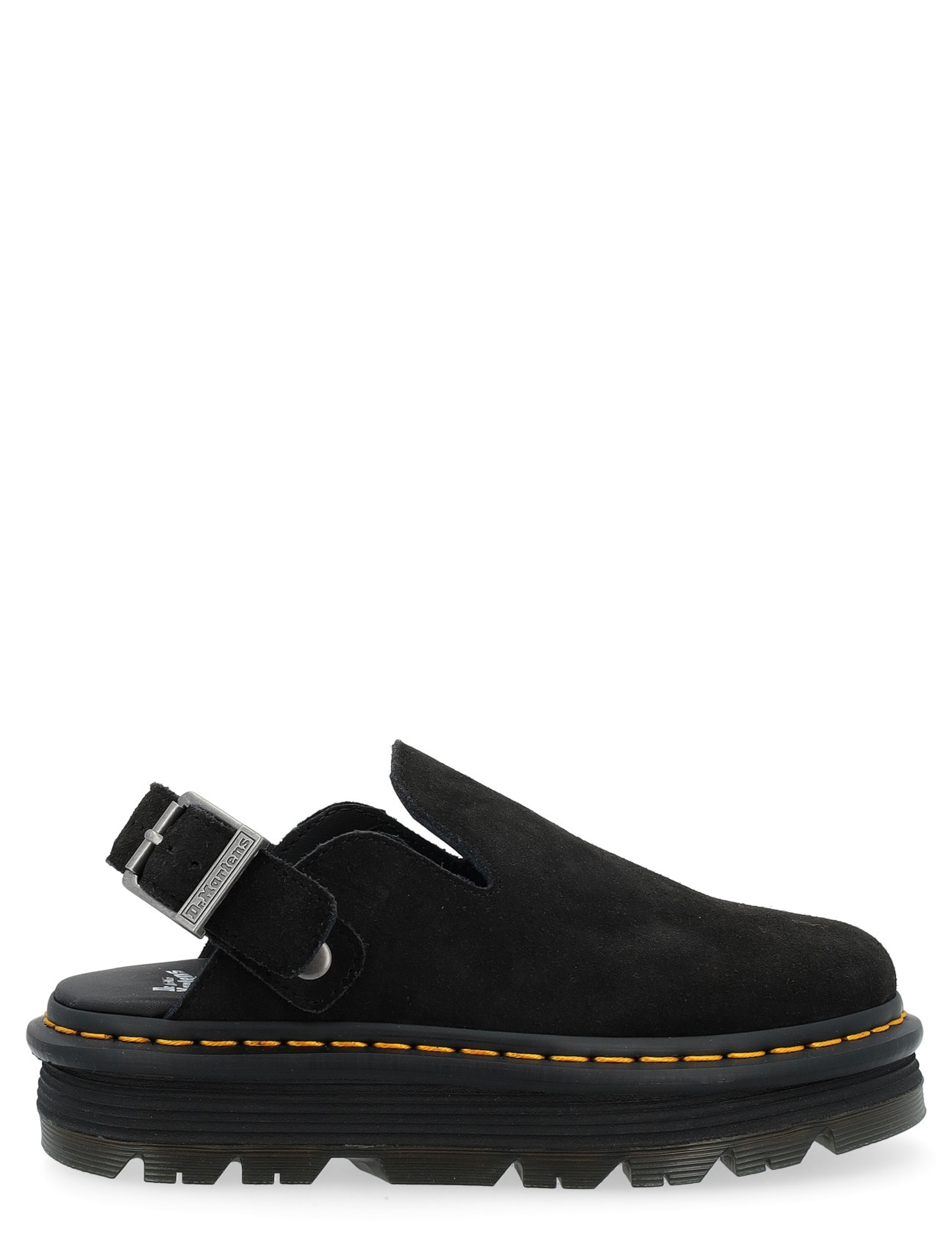 Mules Dr Martens Zebzag in suede nero