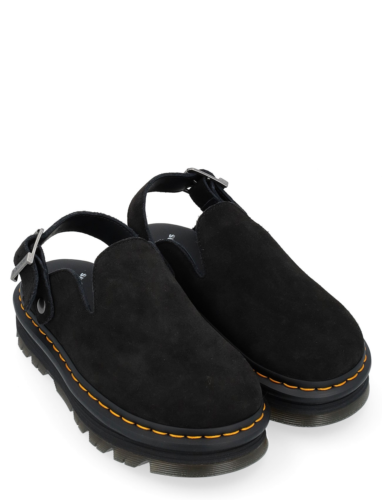 Dr. Martens Zeb Zag Mule Unisex - Pantofole In Pelle Con Plateau - Foto 12
