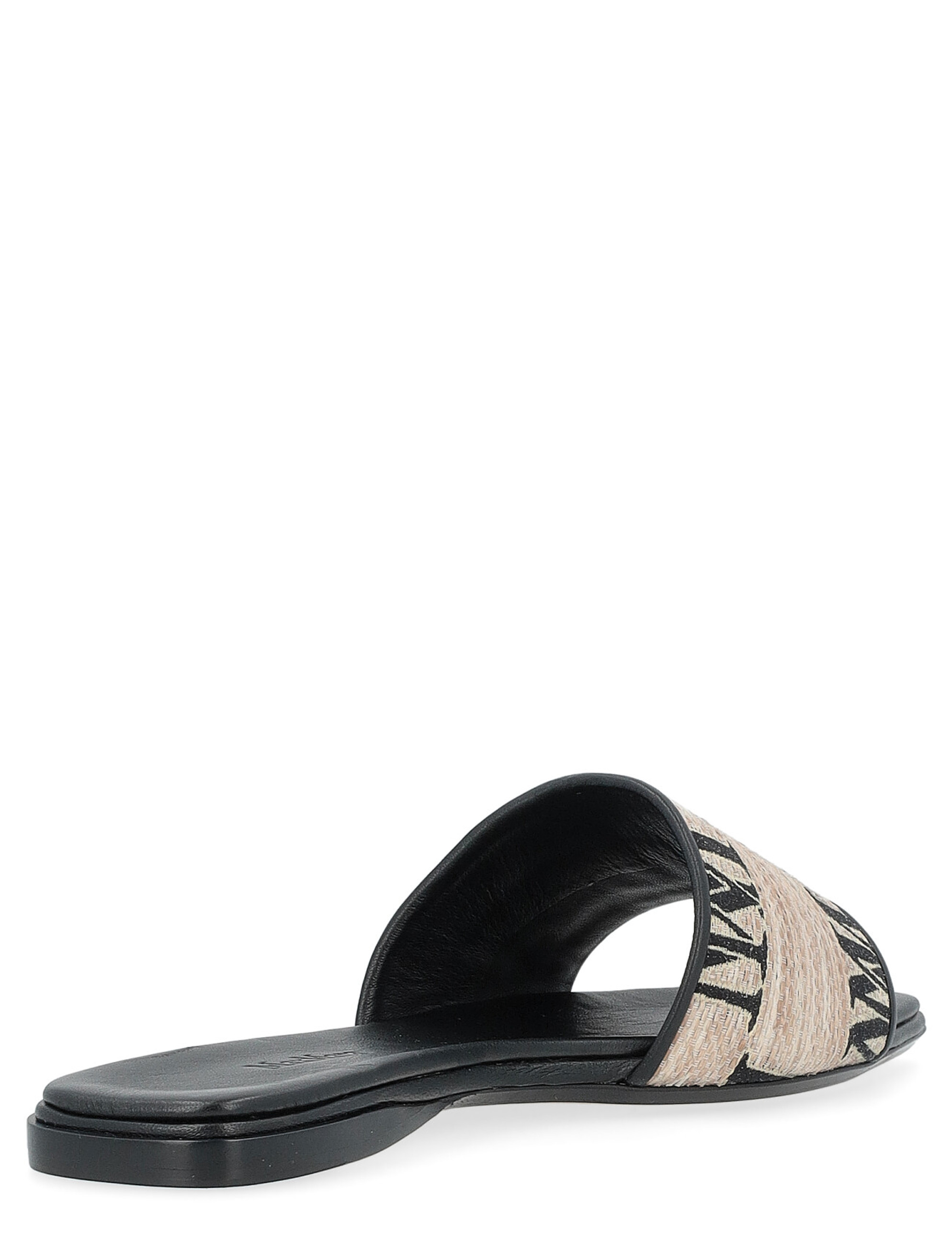 人気【MAXMARA】Sandalo flat in pelle Sandalo Max Mara flat in tessuto