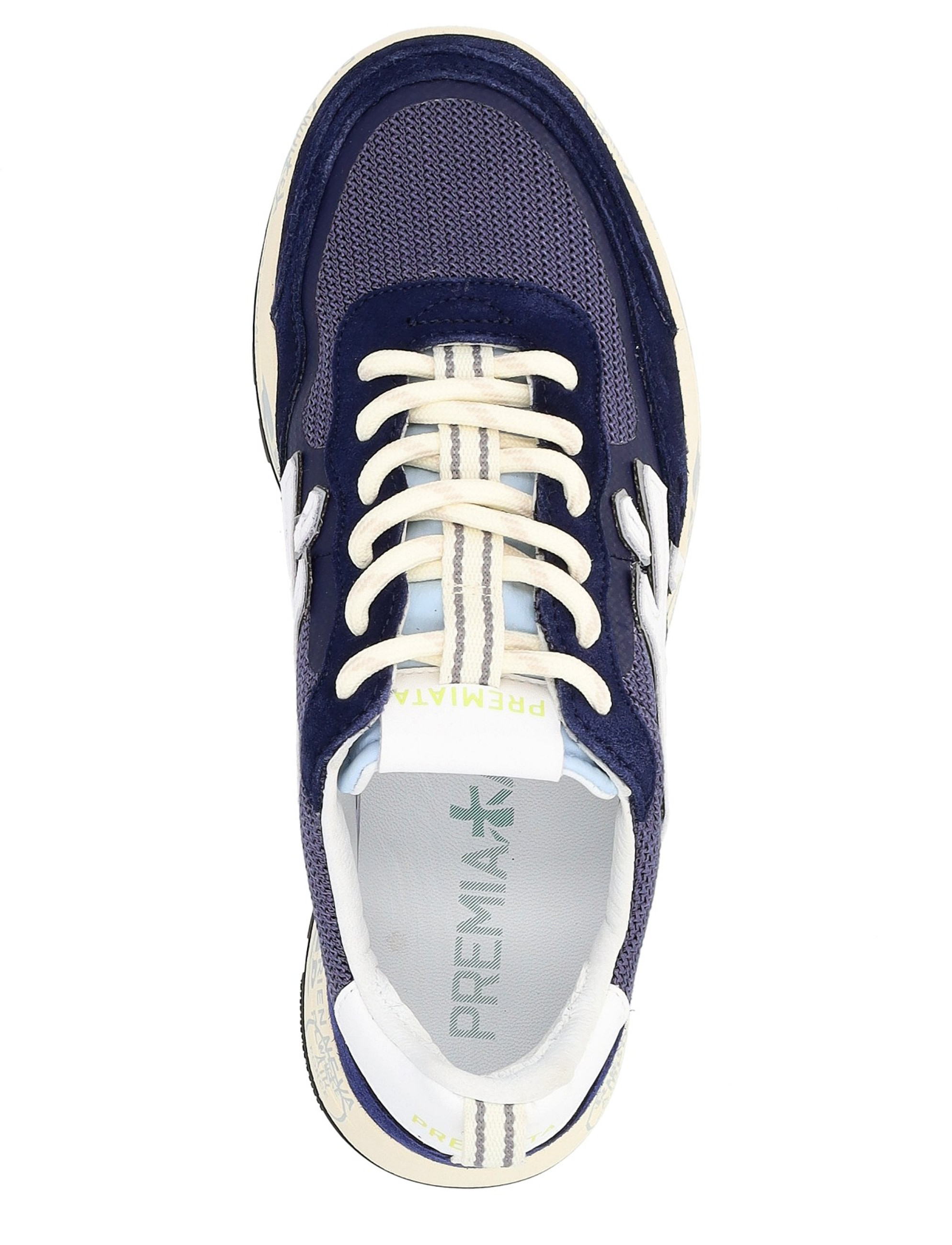 〈PREMIATA〉ヌース 6658(関税込み) Sneaker Premiata Nous 6658 in suede and blue technical fabric