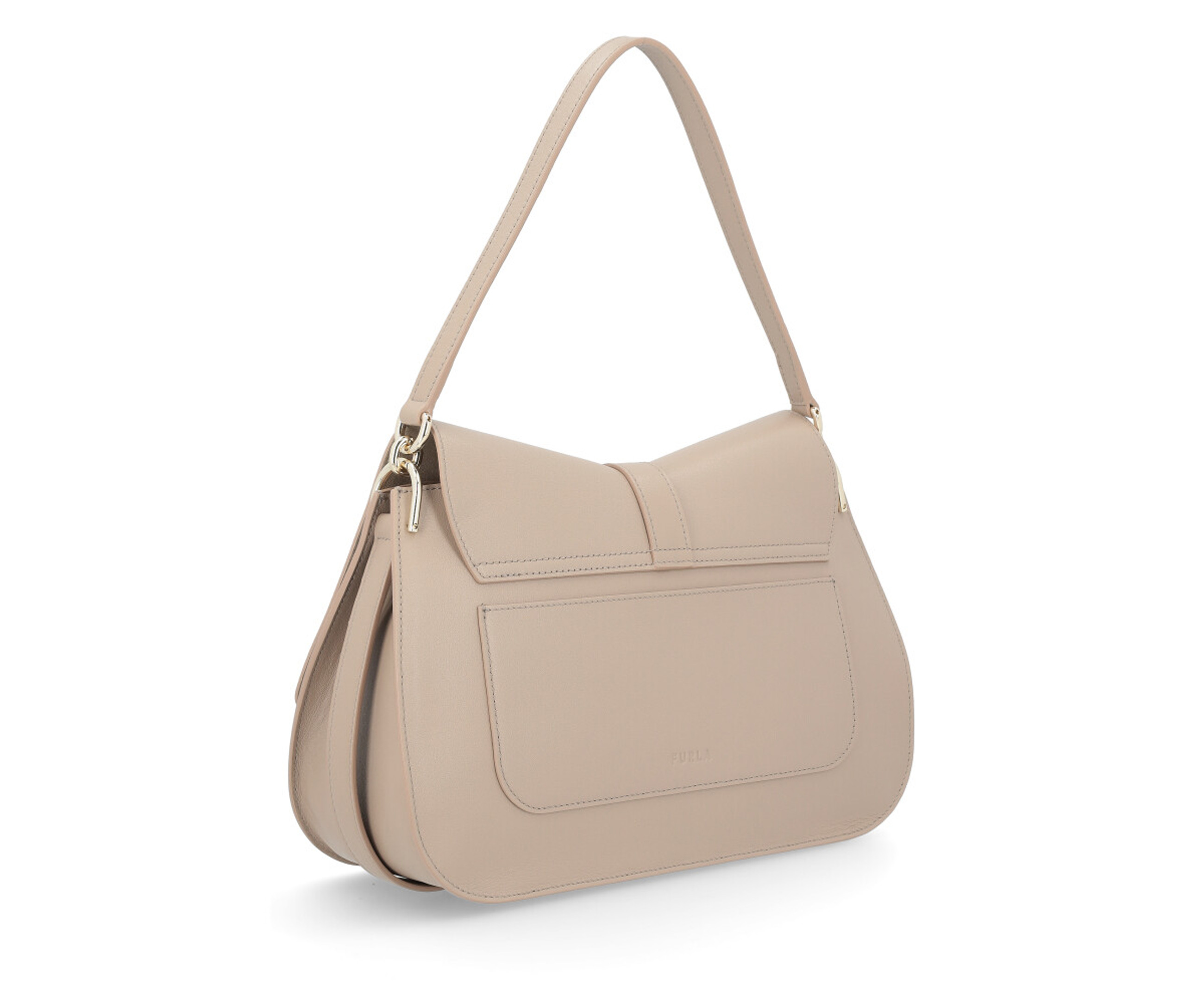 クラッチバッグ FURLA FW25 BEAUTY (WE00453ARE000 2720S) Hand bag Furla Flow L in greige leather