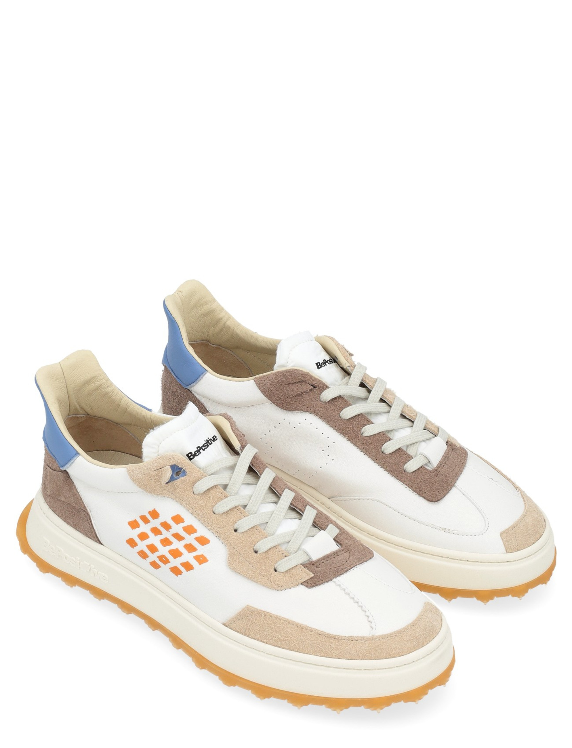 スニーカー Bepositive F3CUPRACE02/LES Sneakers Cuprace Basket - Sneaker BePositive Cuprace Basket bianca e marrone
