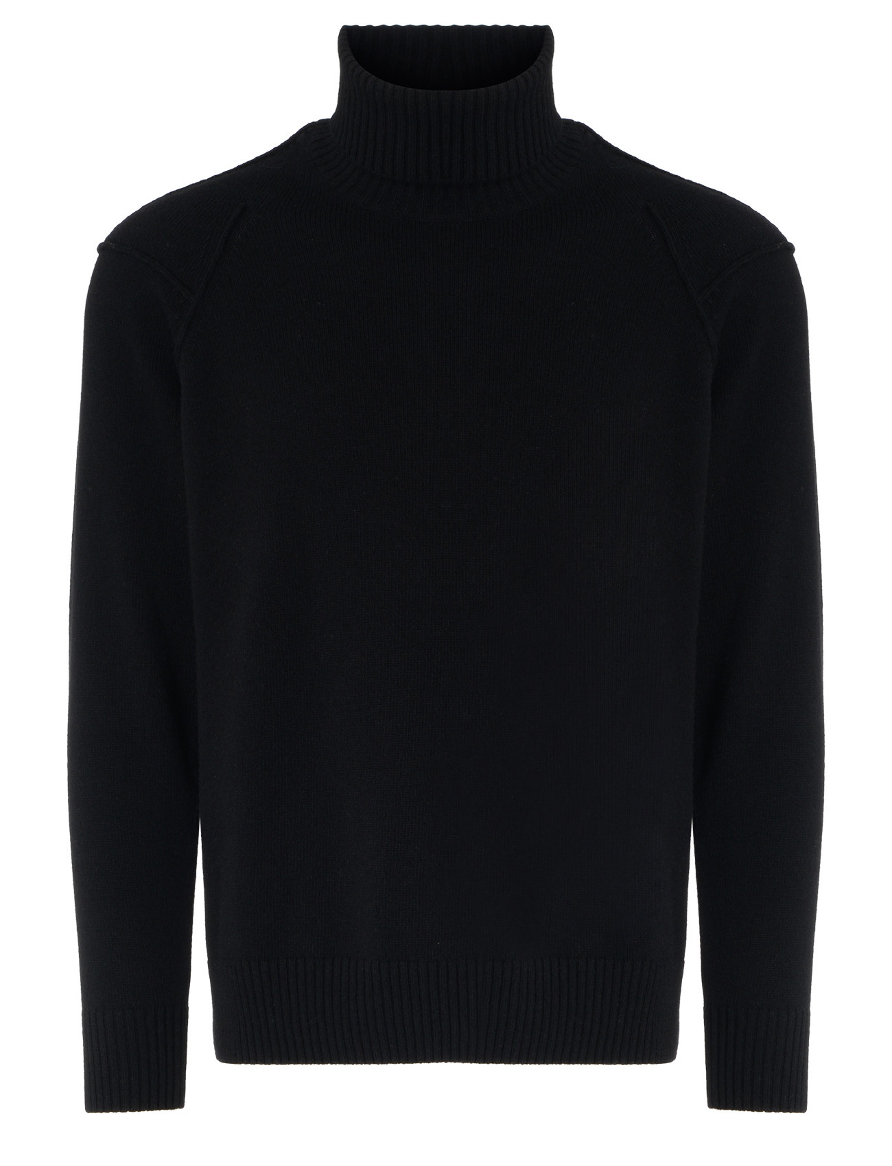 Pull à col roulé C.P. Company laine d'agneau GRS noire