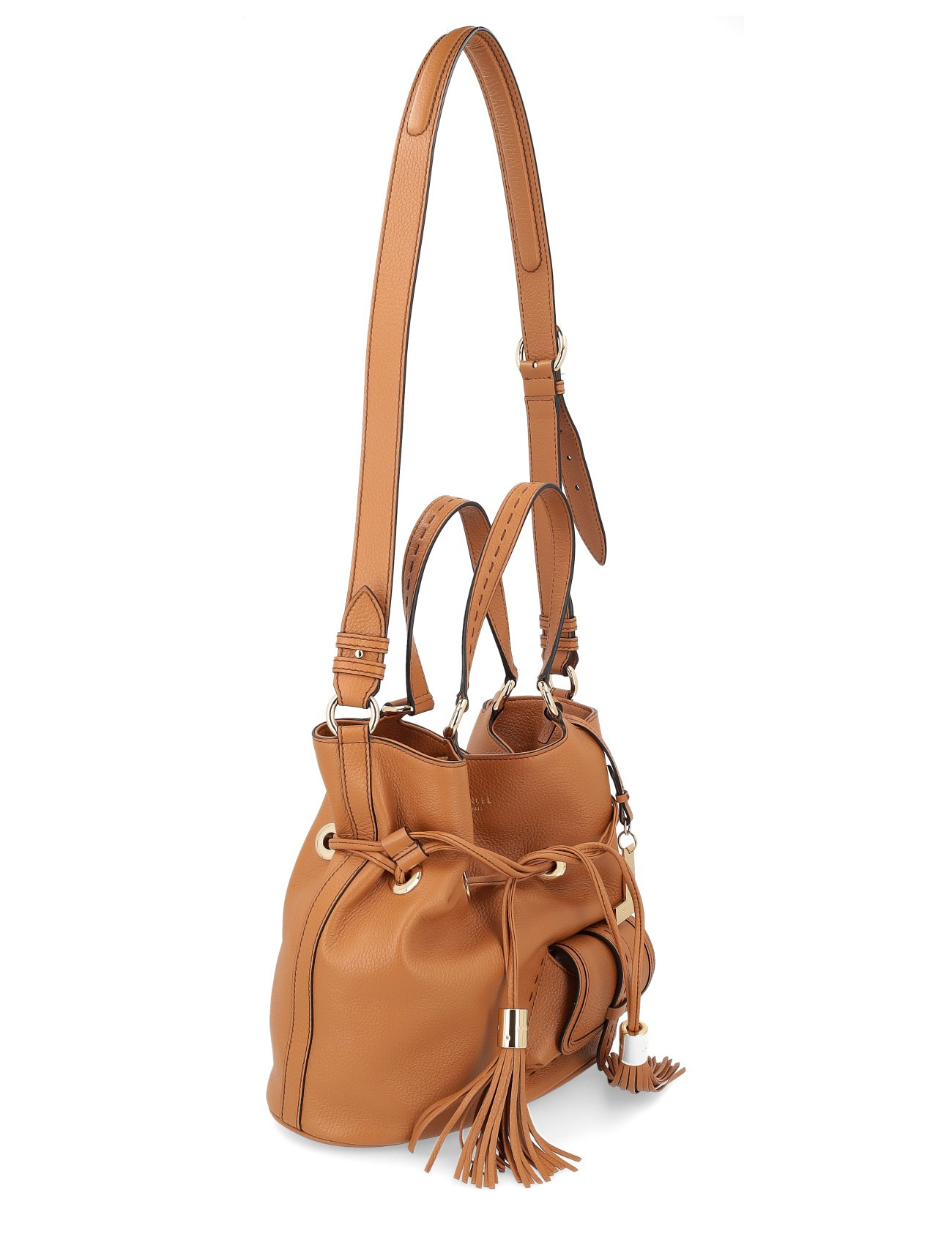 Lancel Premier Flirt camel leather bucket bag - Main Image