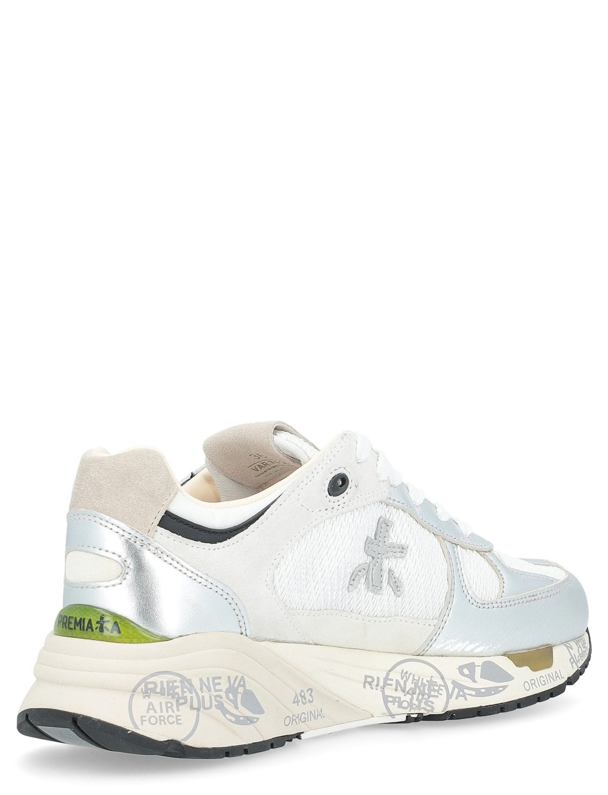 スニーカー PREMIATA Women Sneakers MASED 7402 Silver Premiata MASED Woman Silver Sneakers - Zuklat