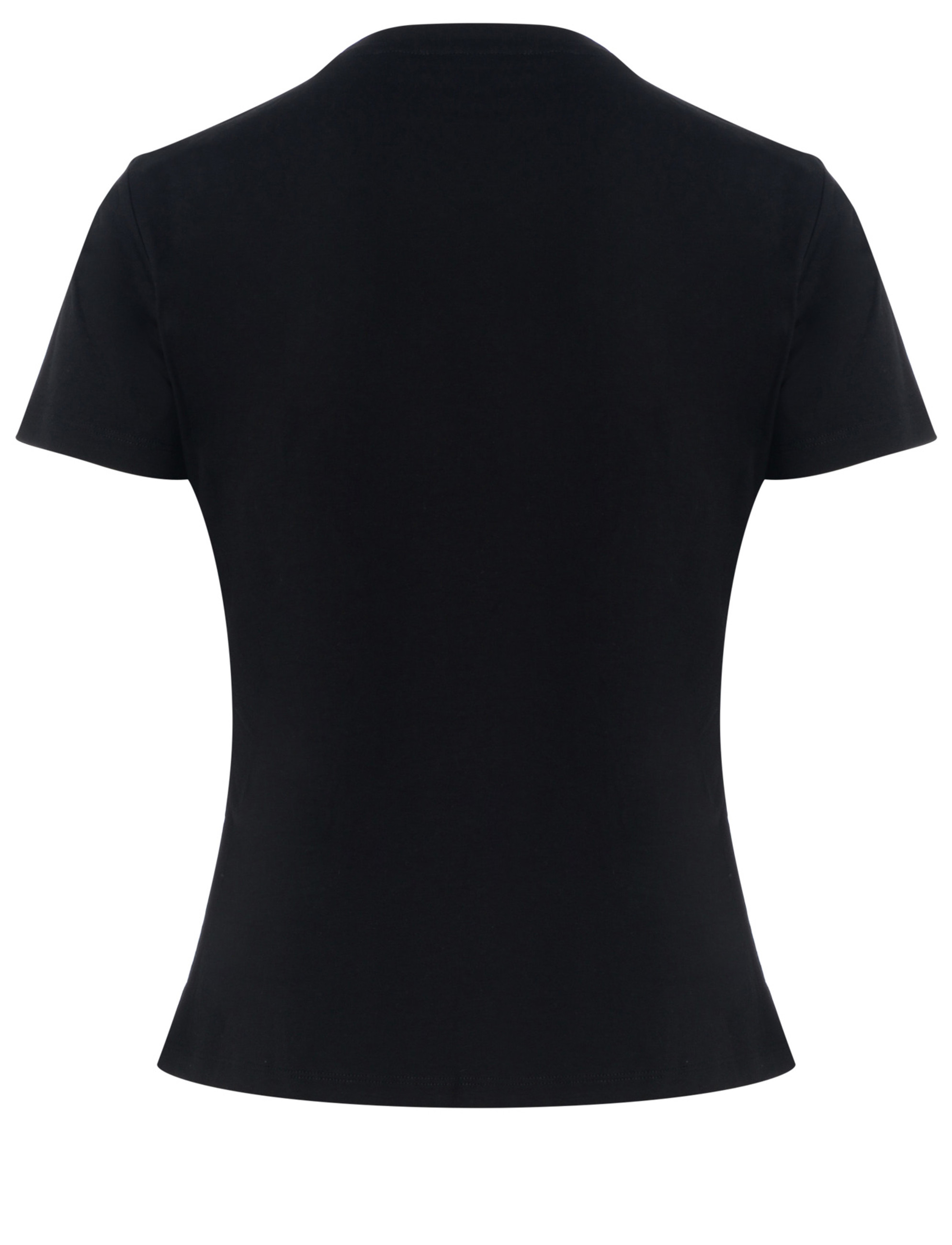 Tシャツ・カットソー PINKO Woman T-Shirt Black 2 100535A1R7 Z99 T-Shirt Pinko in black jersey with Love Birds embroidery
