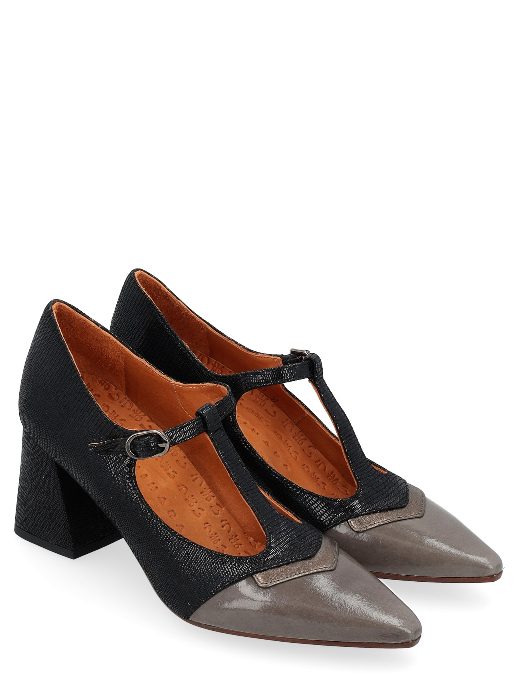 Scarpa con tacco Chie Mihara Aumi in pelle nera