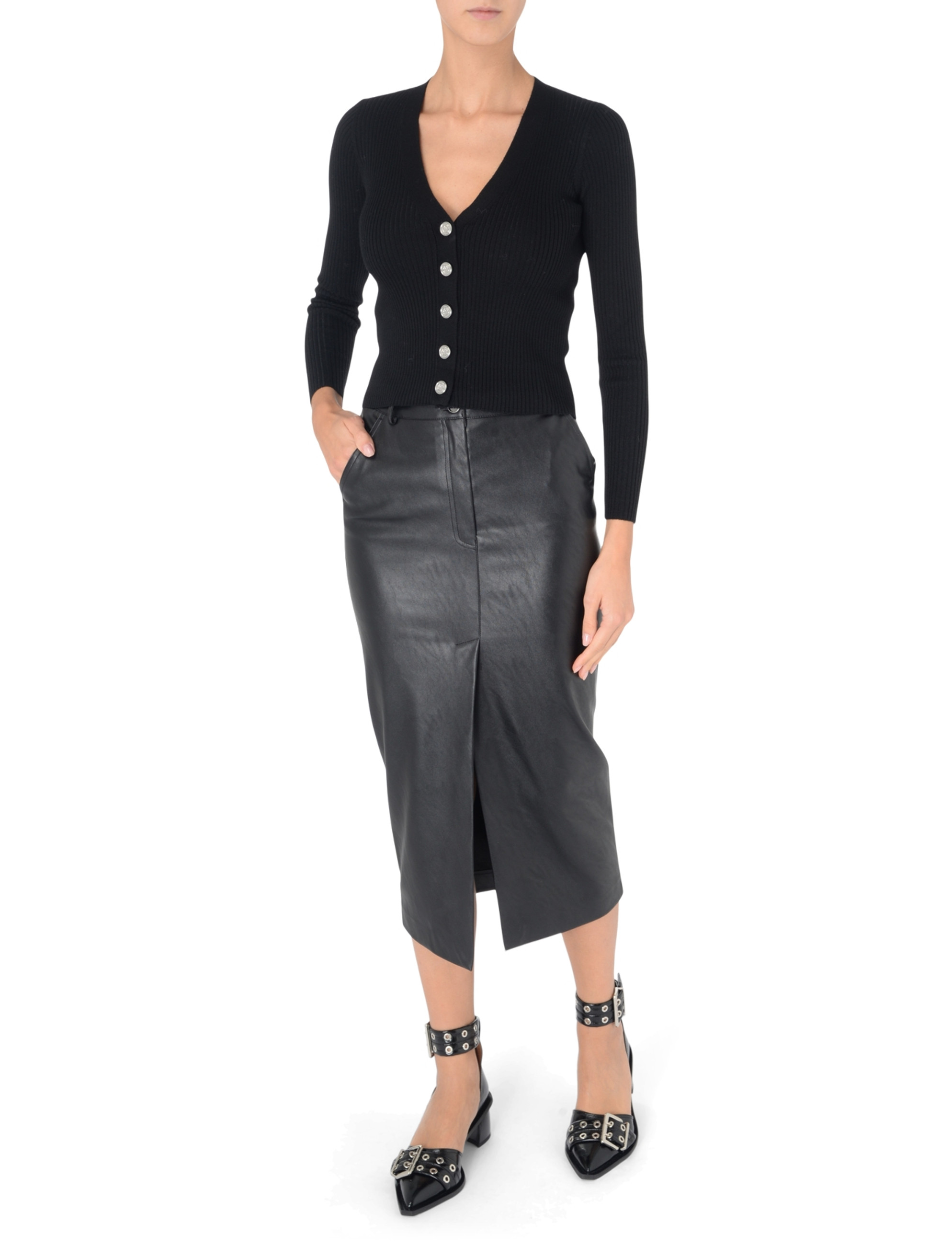 まき NWT ZARA PURPLE SLIT TUBE SKIRT 4043/289 | eBay